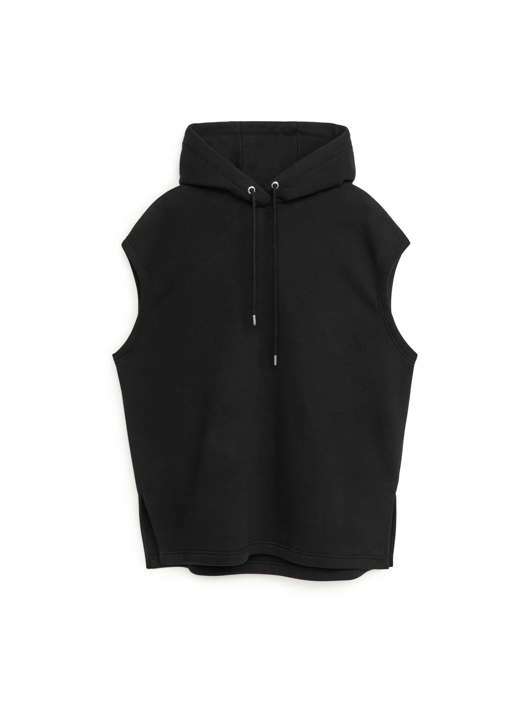 Hooded Sweatshirt Vest - Black - Women - StillMedia/DescriptiveStillLife - 1
