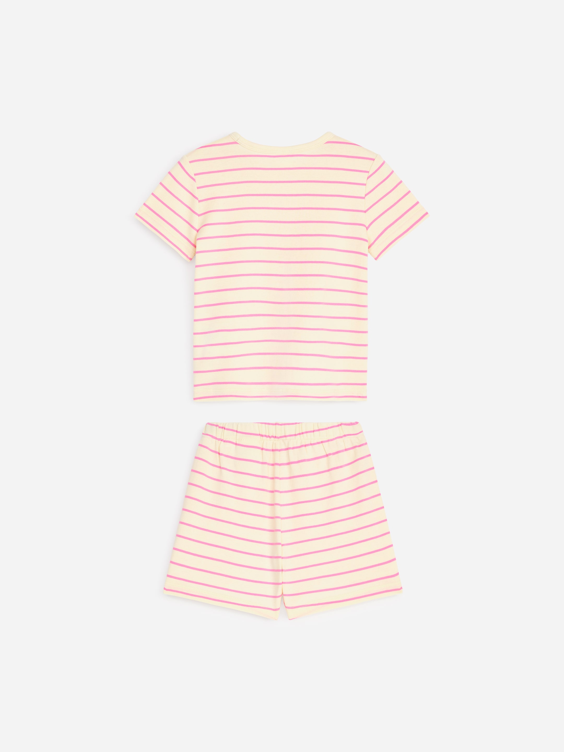 Short Jersey Pyjama Set - Pink/Yellow - Children - StillMedia/DescriptiveStillLife - 2