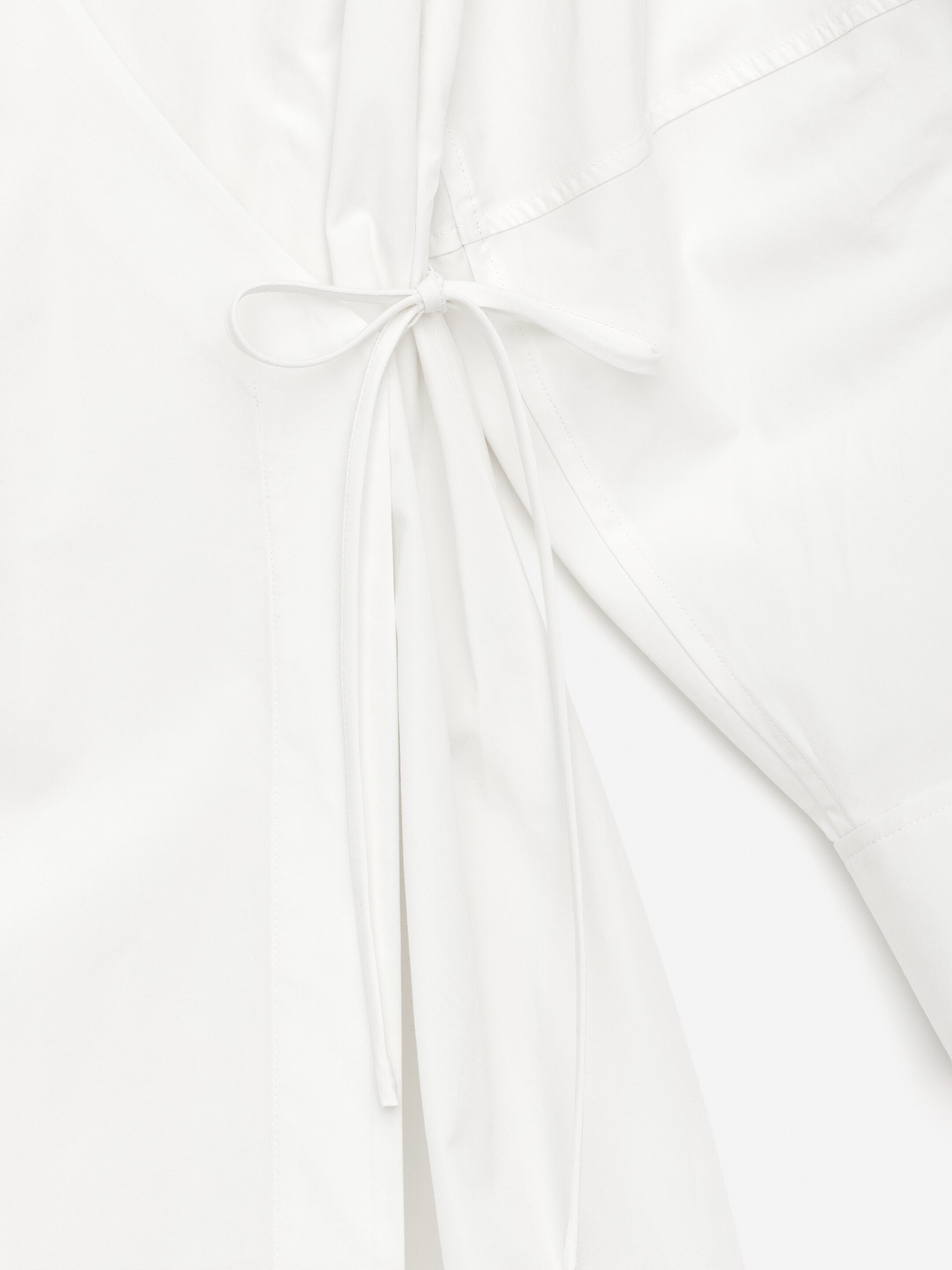 Größeres Bild ansehen: Wickelkleid aus Baumwolle - Weiß - Ladies | H&M DE 6