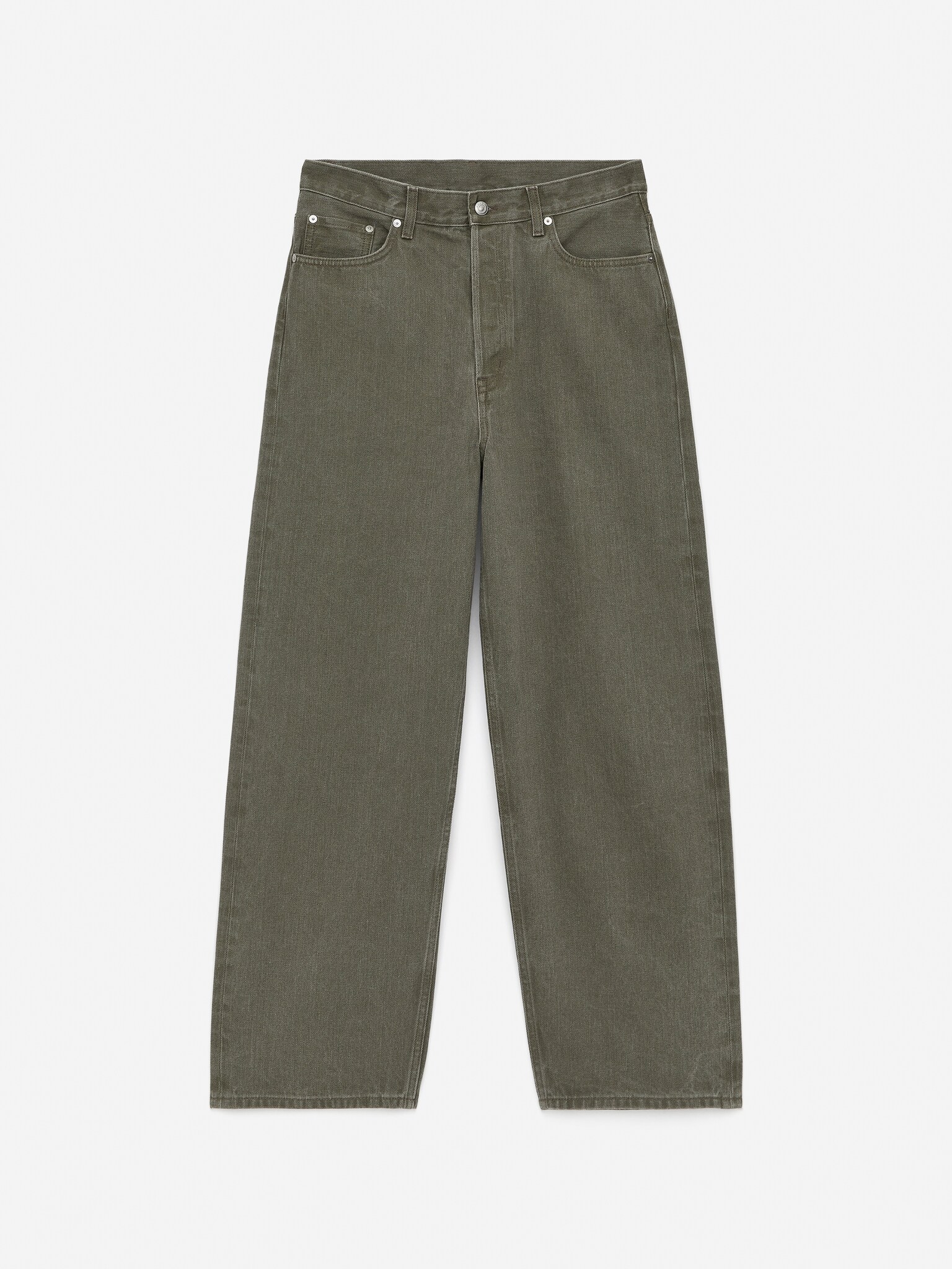 Jean barrel AMBER - Vert kaki/Bleu/Bleu/Noir - 1