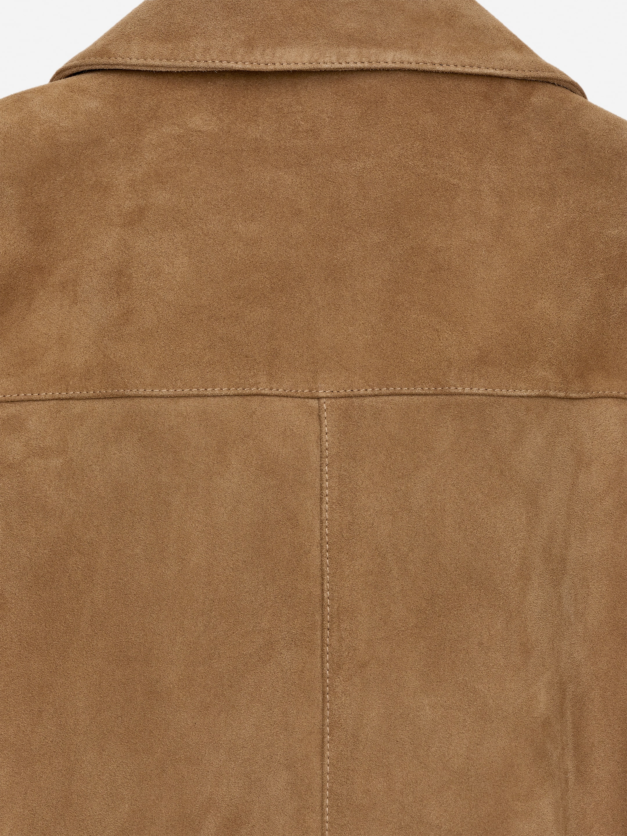 Velourslederjacke - Beige - Regular Fit - Damen - StillMedia/DescriptiveDetail - 3