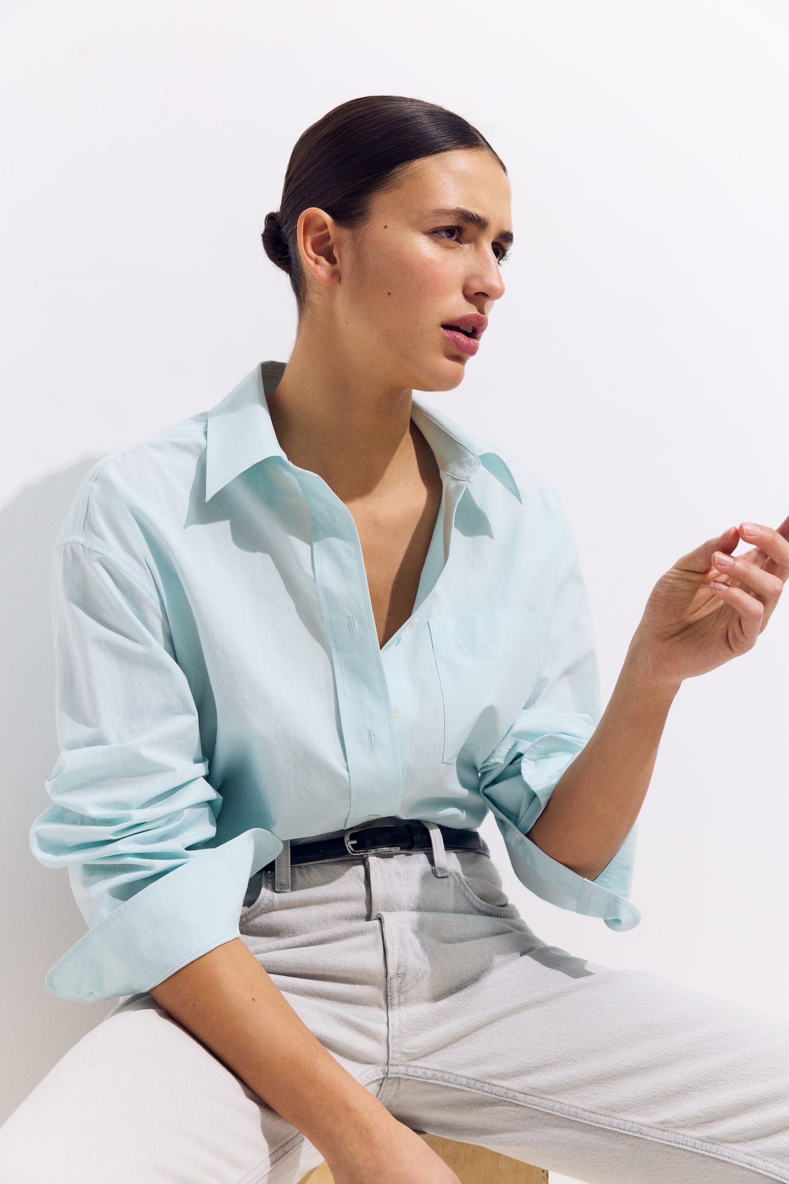 Jeans SNOW straight - Bianco sporco/Bianco/Blu medio/Nero/Blu polvere - 4