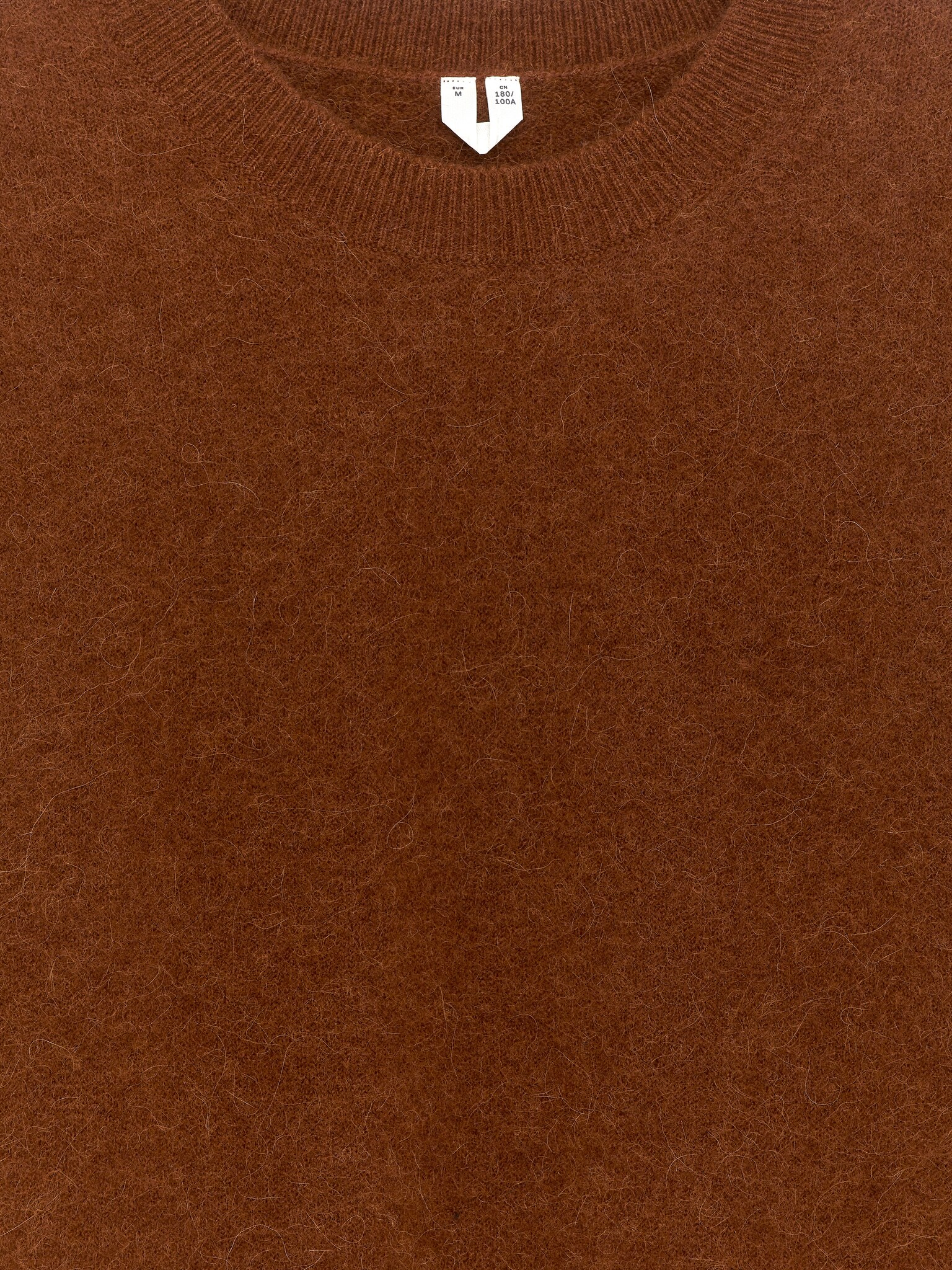 Vest i en blanding av alpakka og ull - Rust/Burgunder - 4