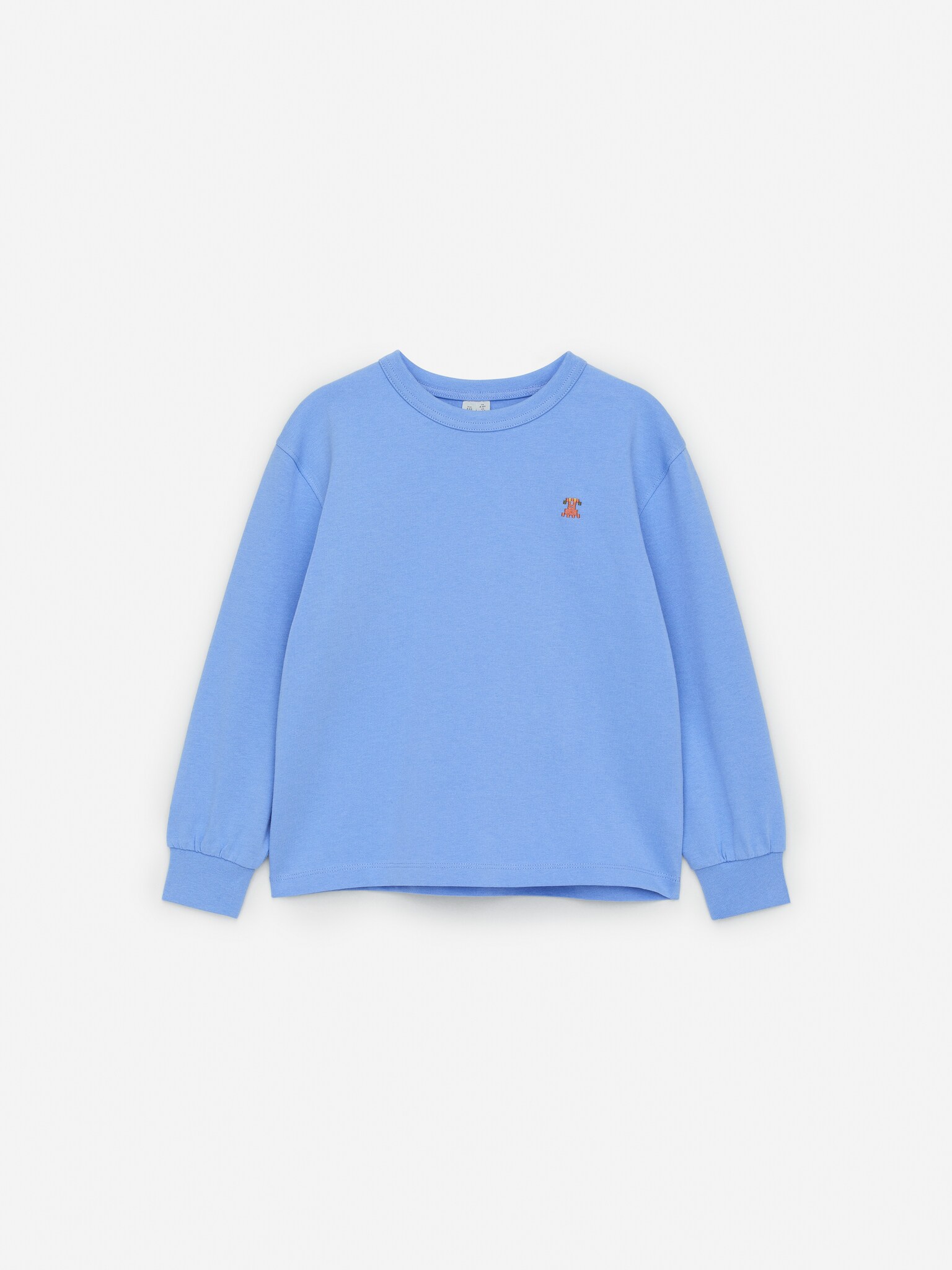 Camiseta bordada - Azul claro