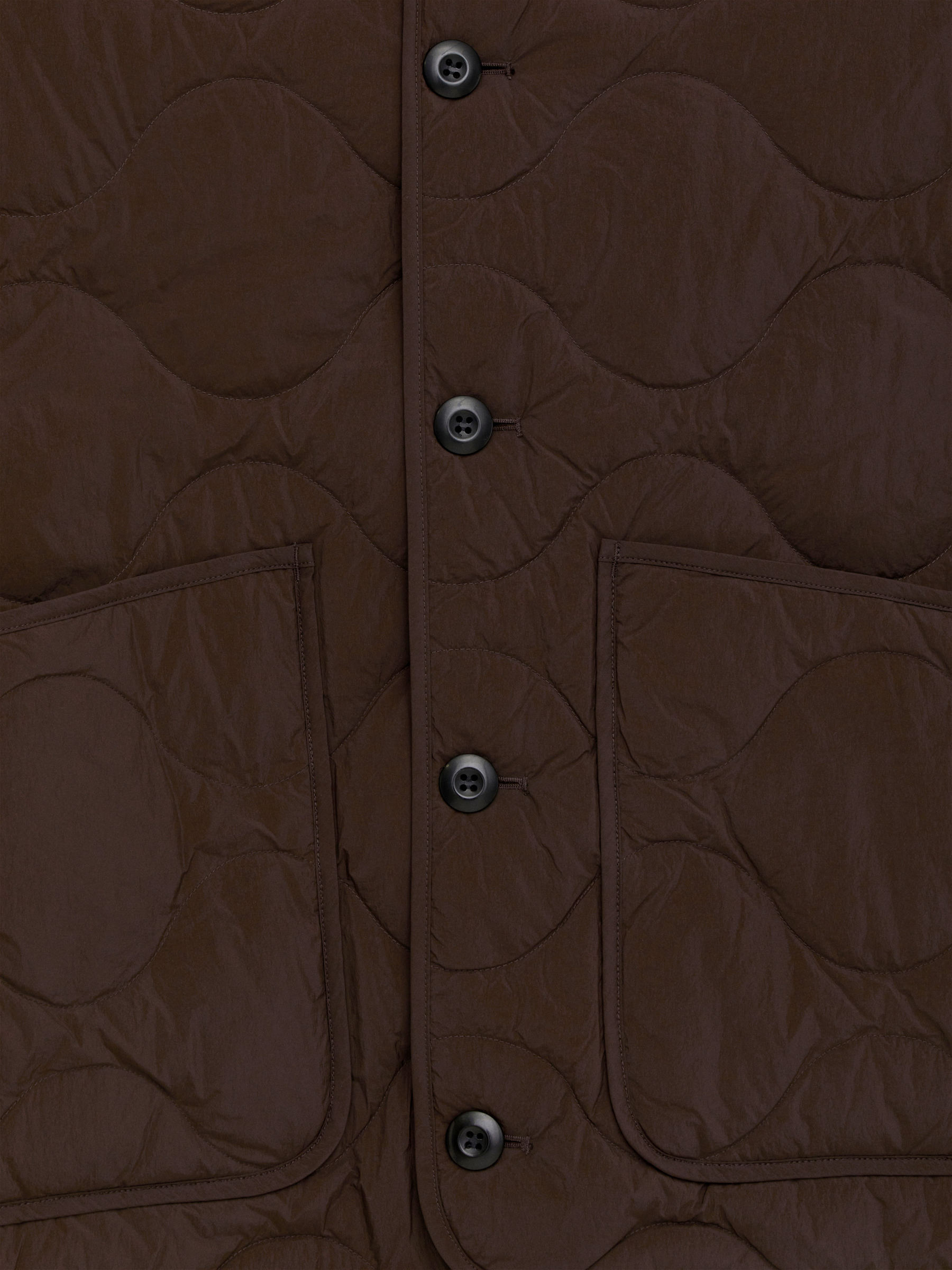 Upcycled Down Liner Jacket - Dark Reddish Brown - Regular fit - Men - StillMedia/DescriptiveDetail - 2