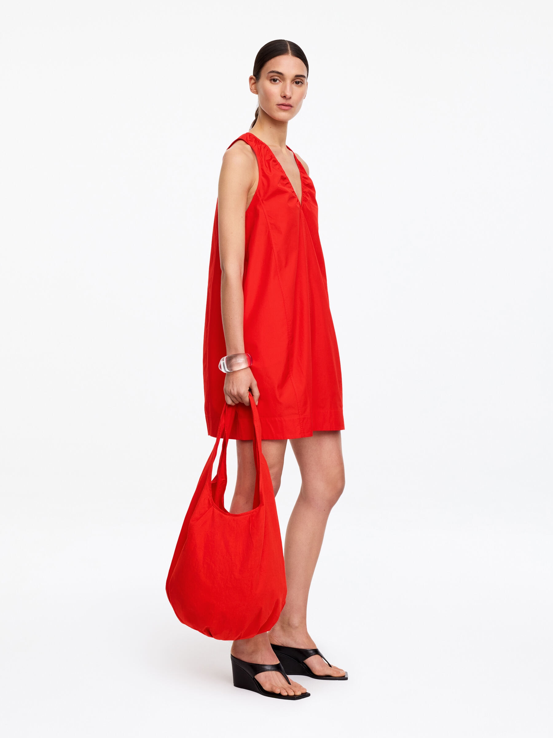 Ärmlös klänning - Röd - Regular fit - Women - StillMedia/Lookbook - 4