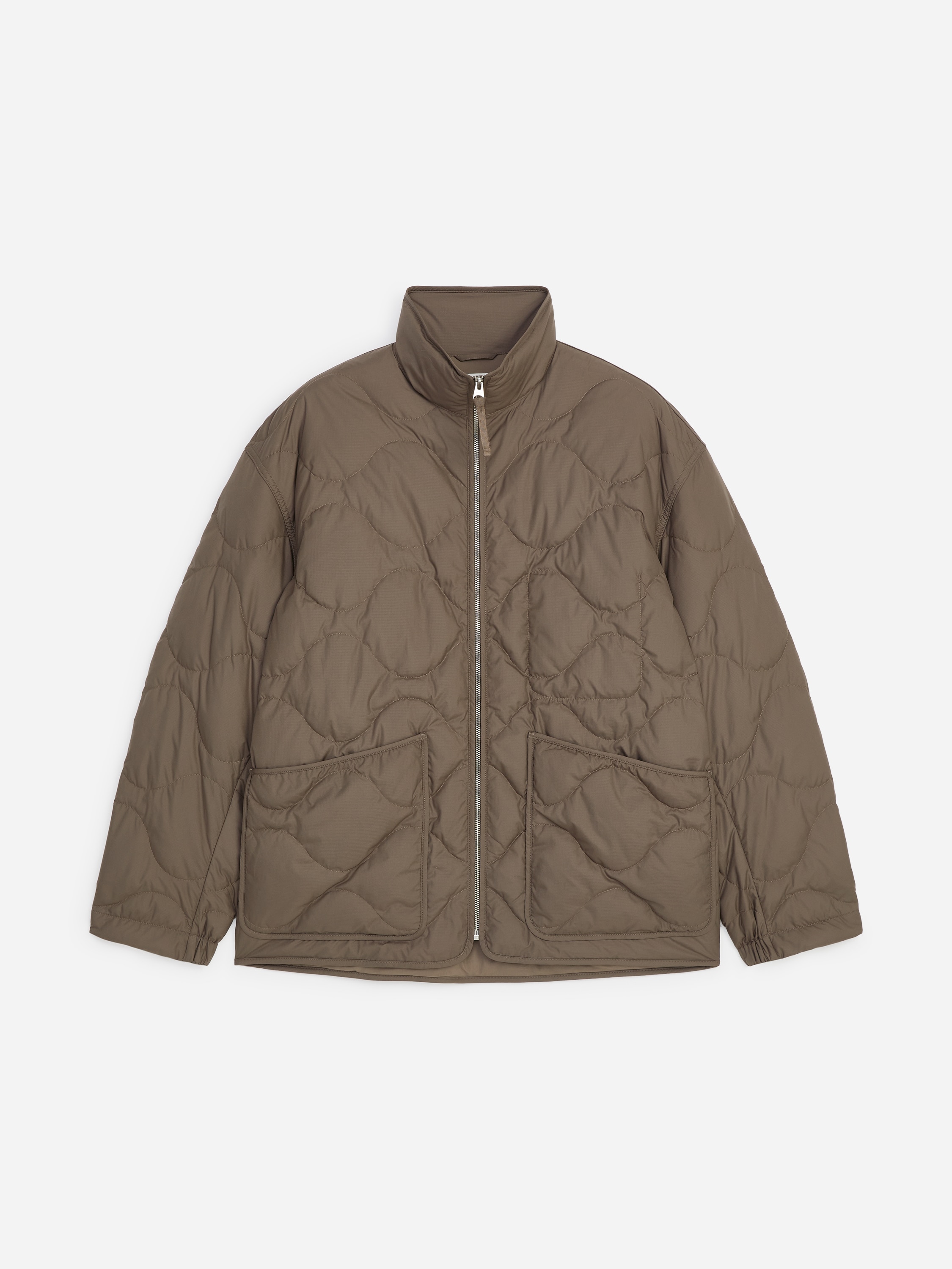 Vatteret dunjakke - Beige