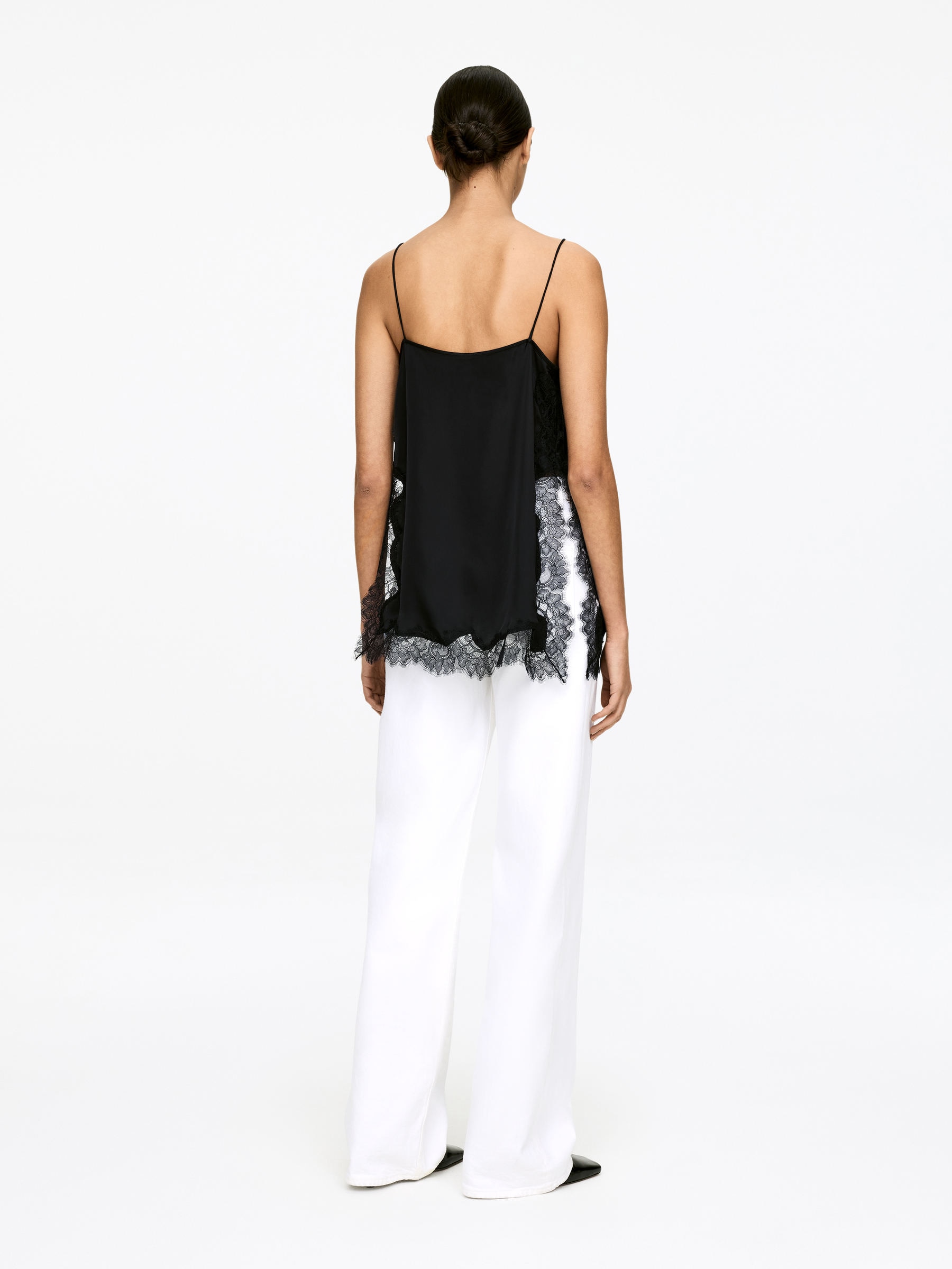 Haut à bretelles avec dentelle - Noir - Regular fit - Femme - StillMedia/Lookbook - 4