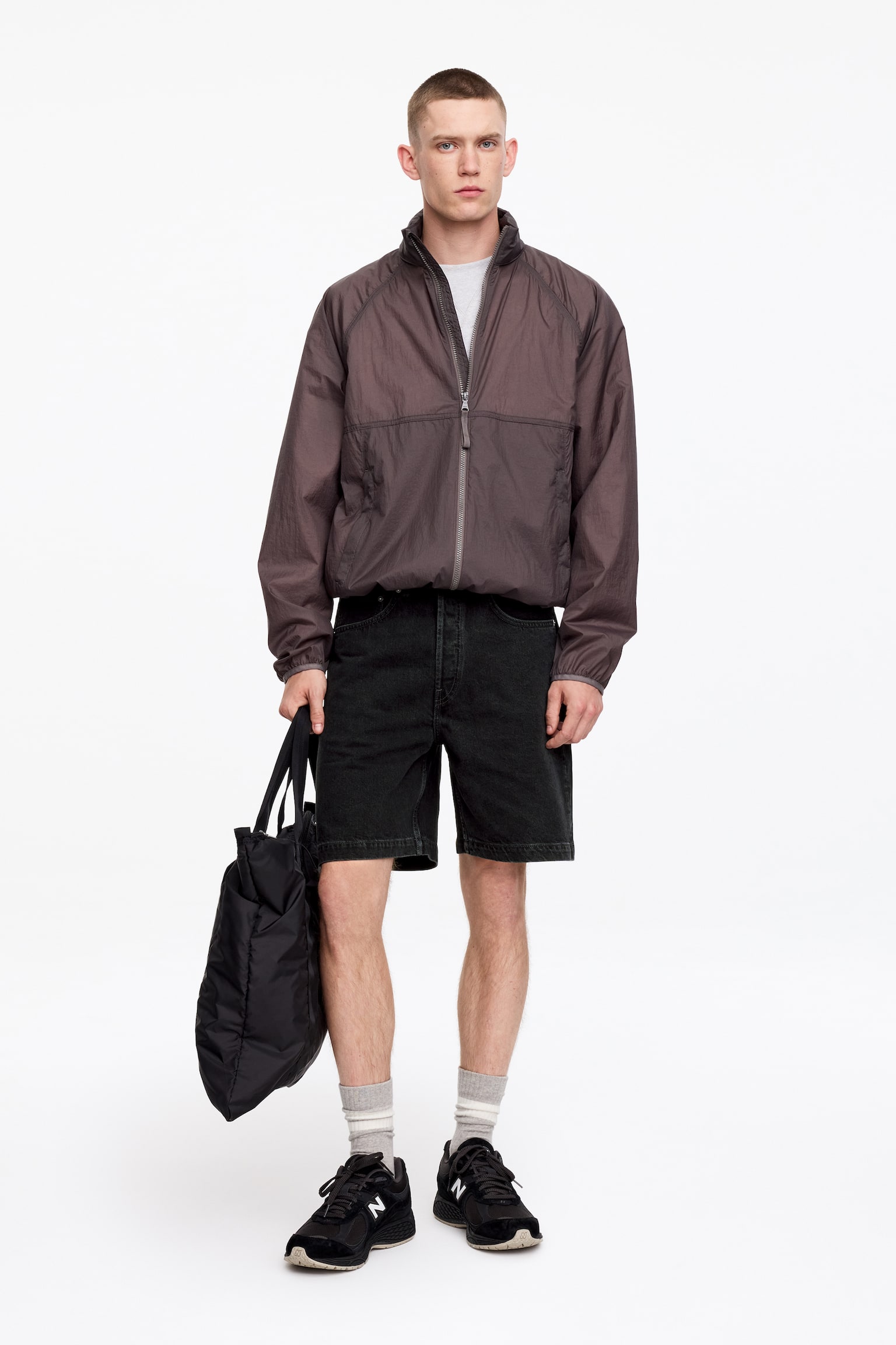 Short en jean décontracté - Noir/Bleu foncé/Bleu moyen/Bleu délavé - 1