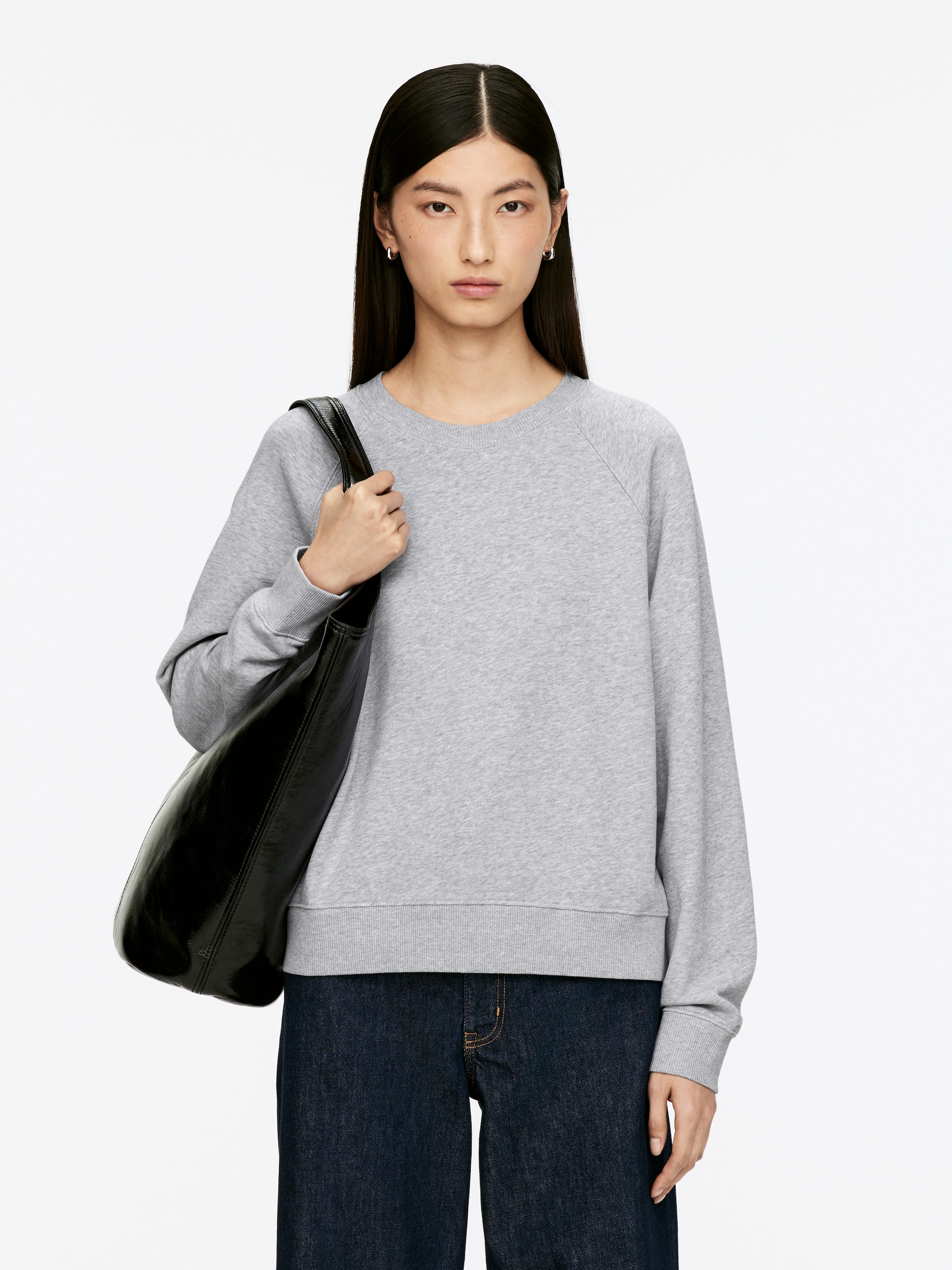 Ingrandisci l'immagine: Terry Sweatshirt - Grey Melange - DONNA | H&M CH 1