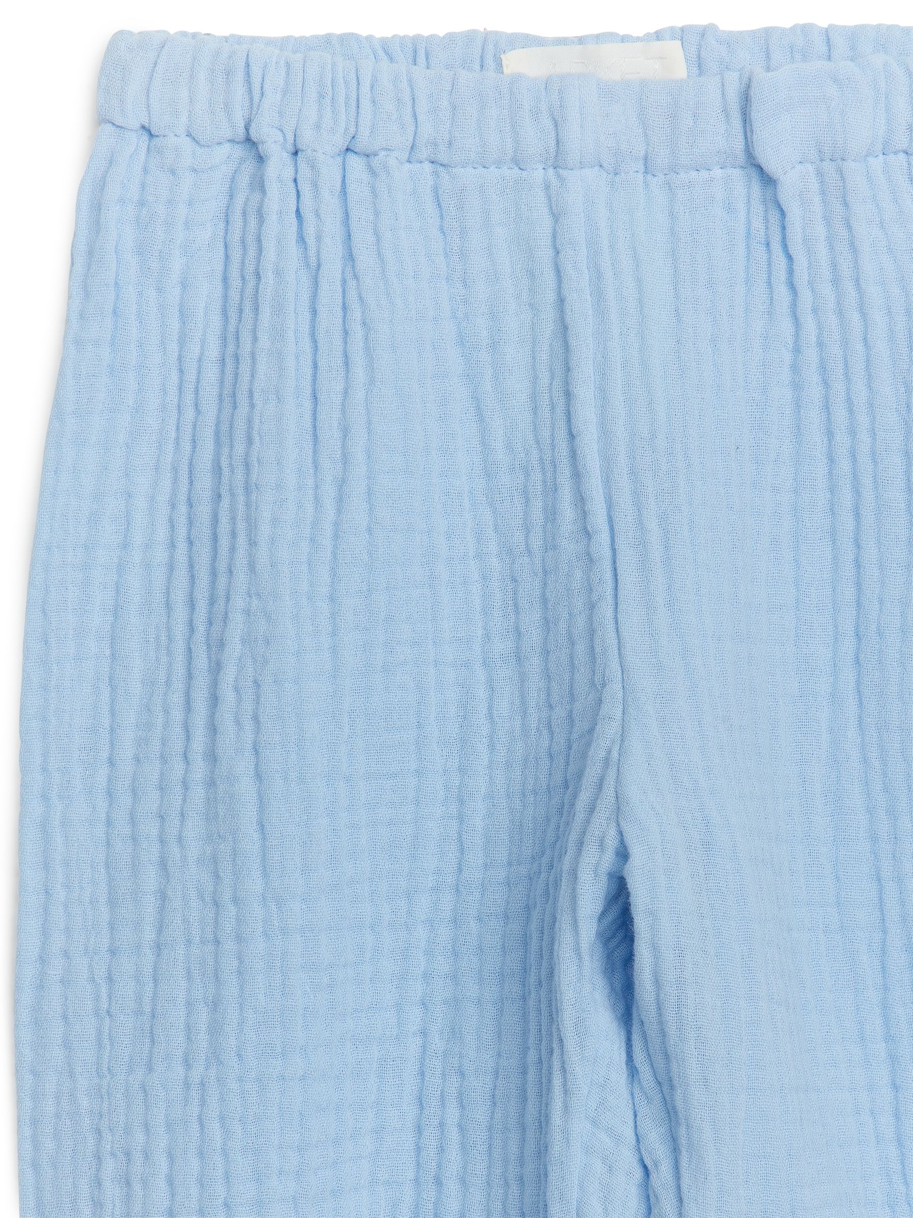 Baumwollmusselin-Hose - Blau - Loose Fit - Kinder - StillMedia/DescriptiveDetail - 3