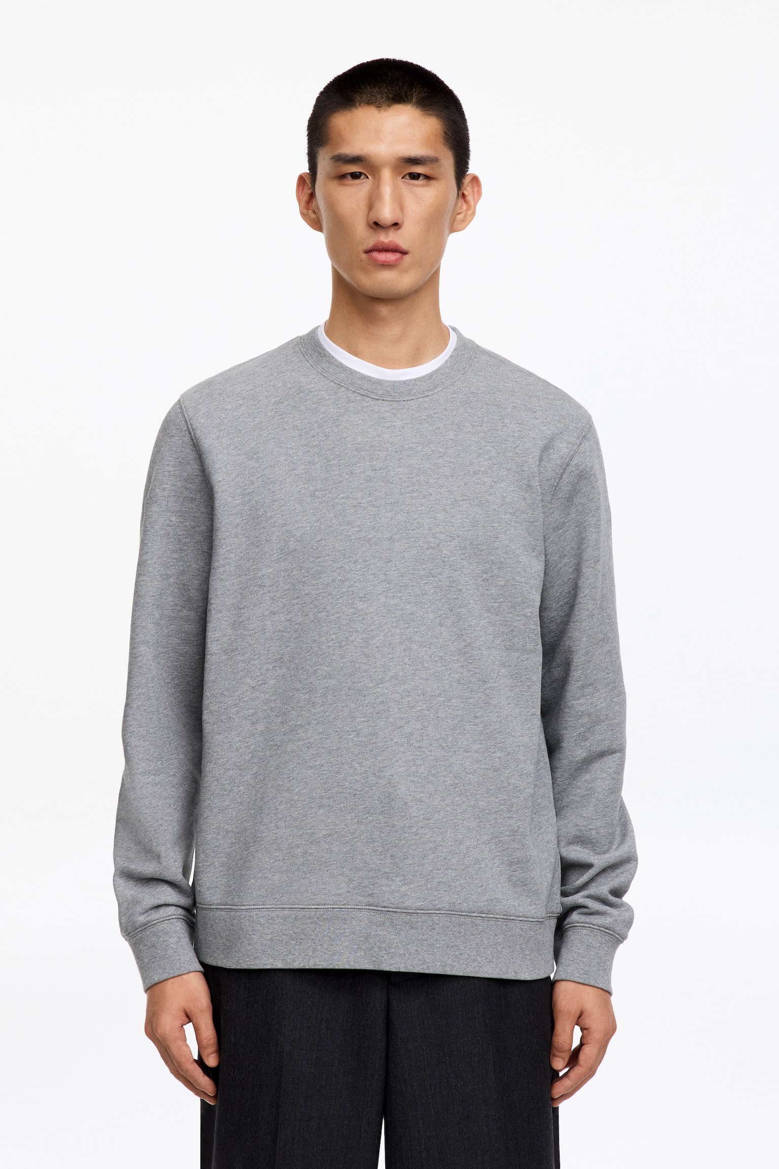 Halvkraftig sweatshirt - grå/Mørkeblå/Sort/Støvet blå/Mørkeblå/Brun - 1