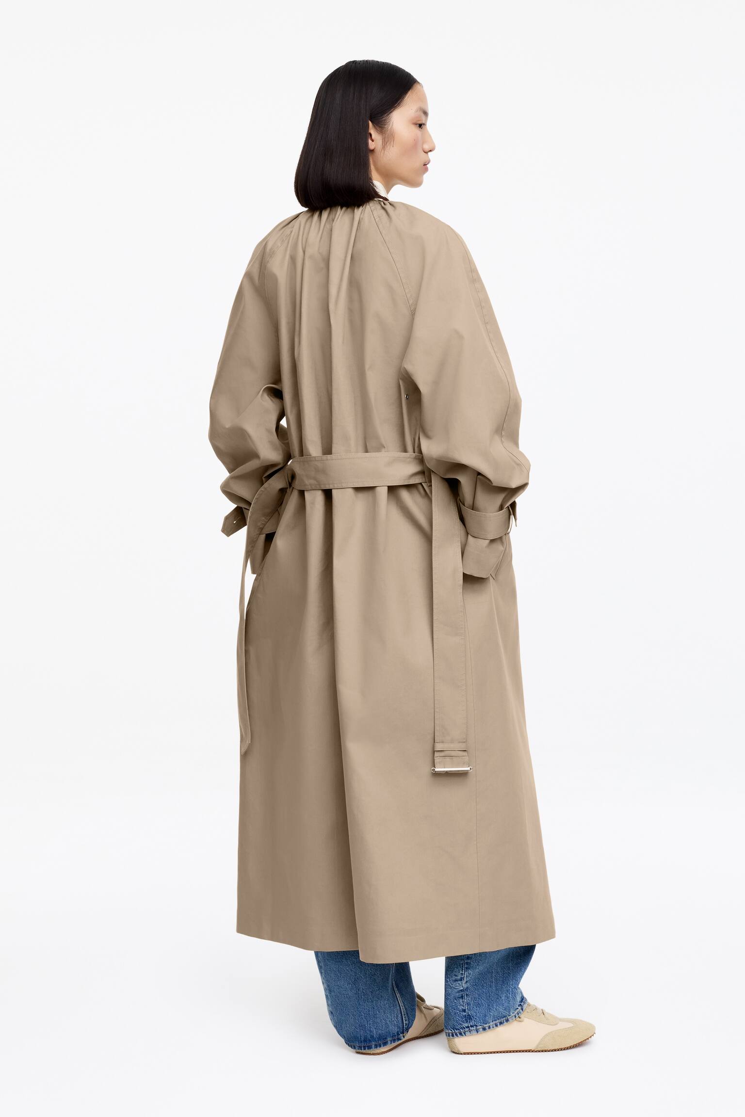 Cappotto in cotone - Beige - 4