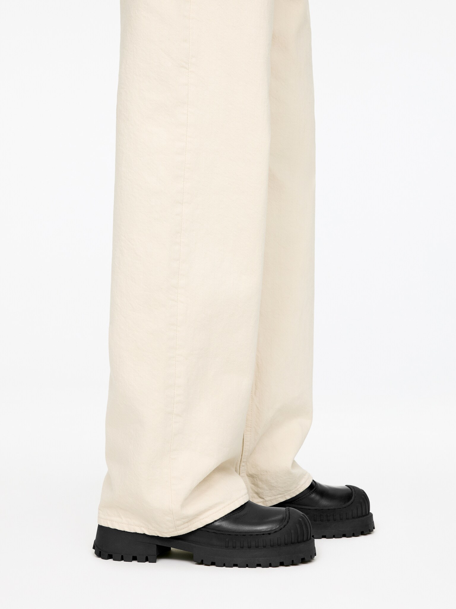 Chunky Leather Boots - Black