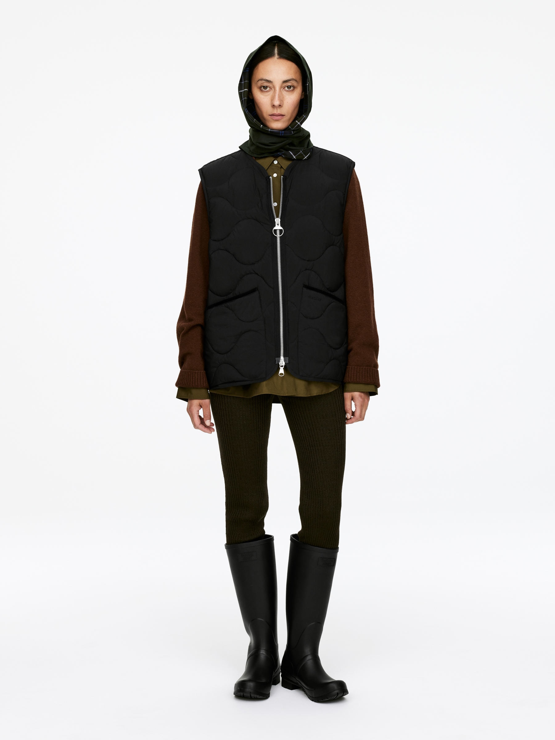 ARKET and Barbour Quilted Vest-#272627-17241