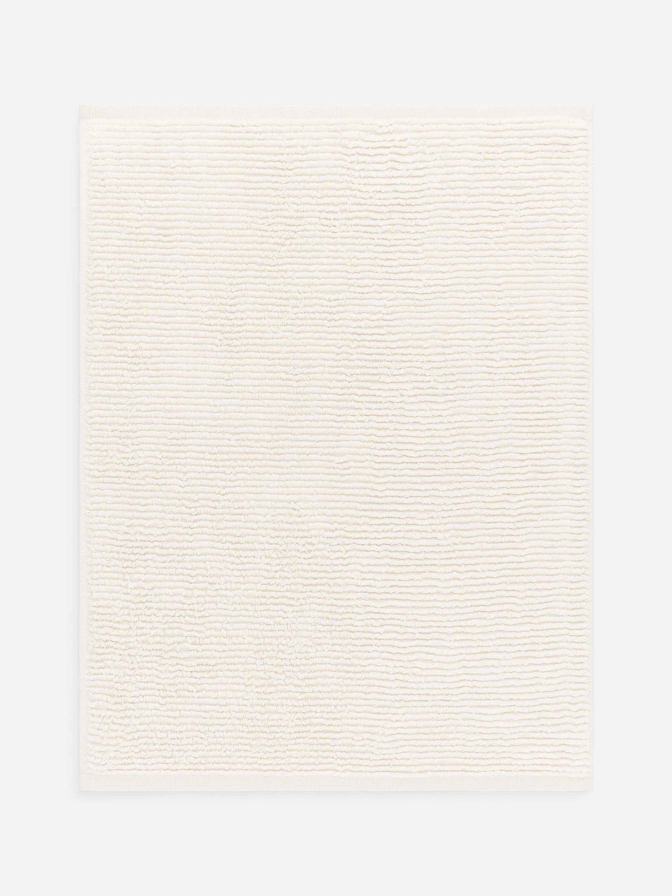 Cotton Terry Bath Mat-#EFEFDF-17677