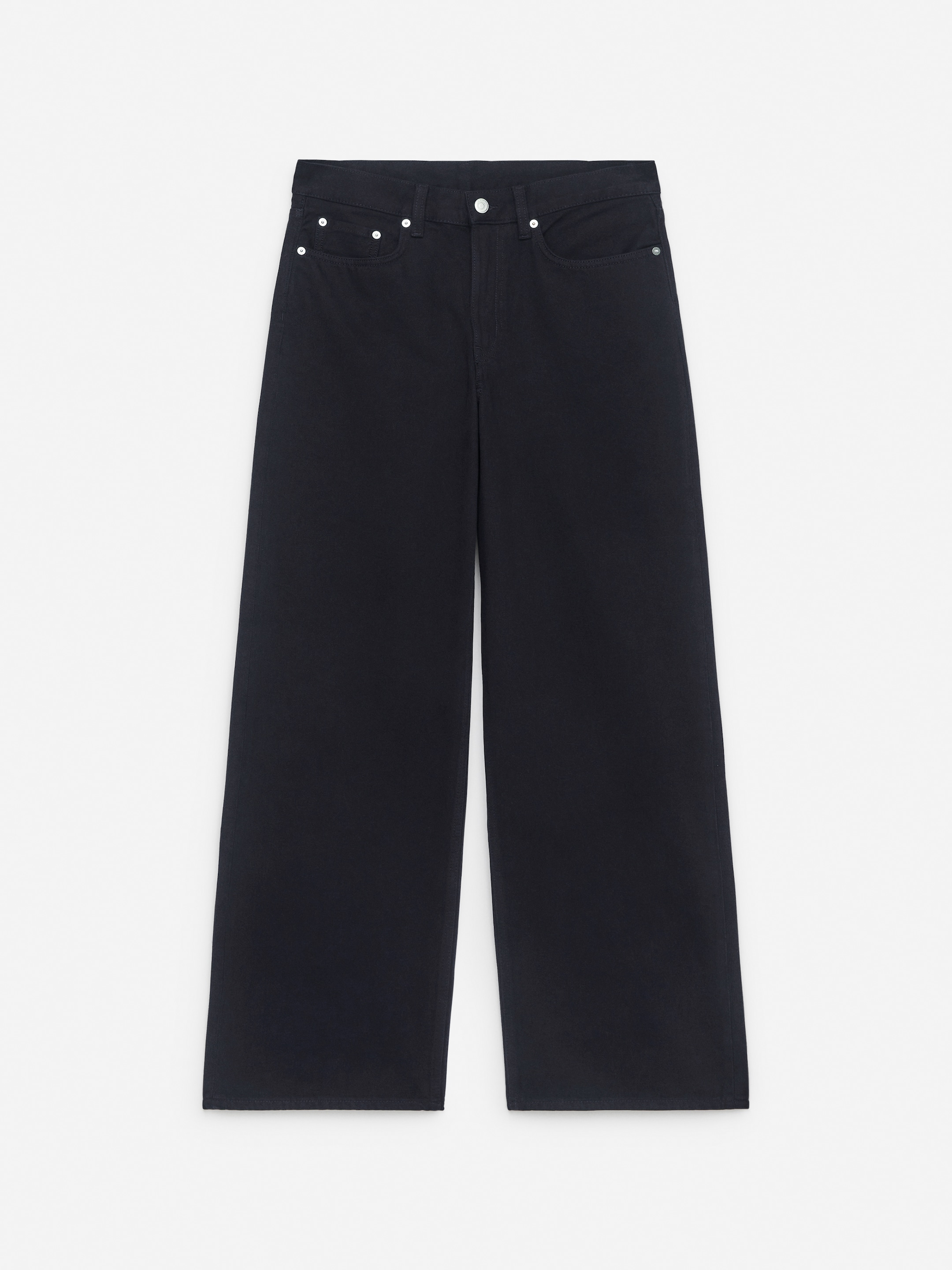 Größeres Bild anzeigen: CLOUD Loose Jeans mit weitem Bein - Dunkelblau - Ladies | H&M AT 1