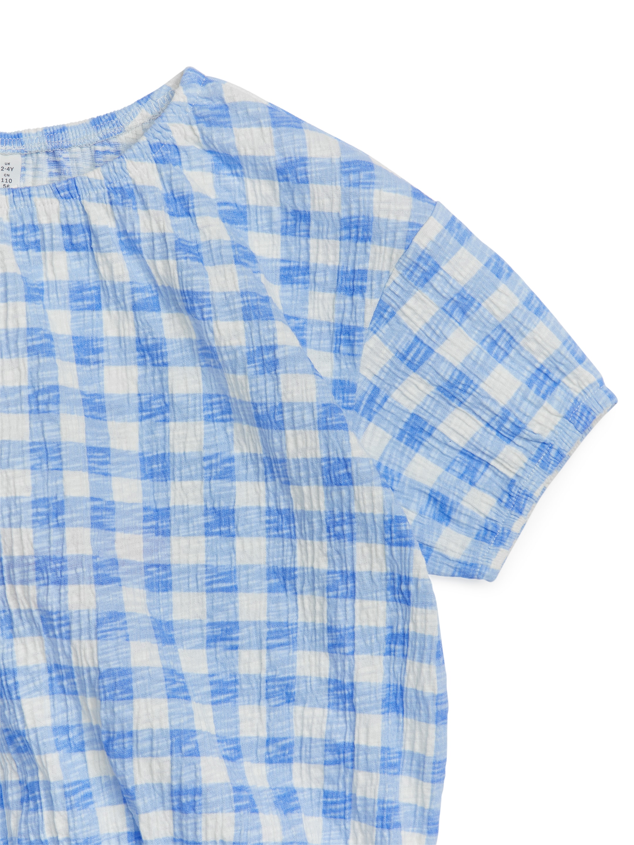 Topp med struktur - Vit/blå - Regular fit - Children - StillMedia/DescriptiveDetail - 3