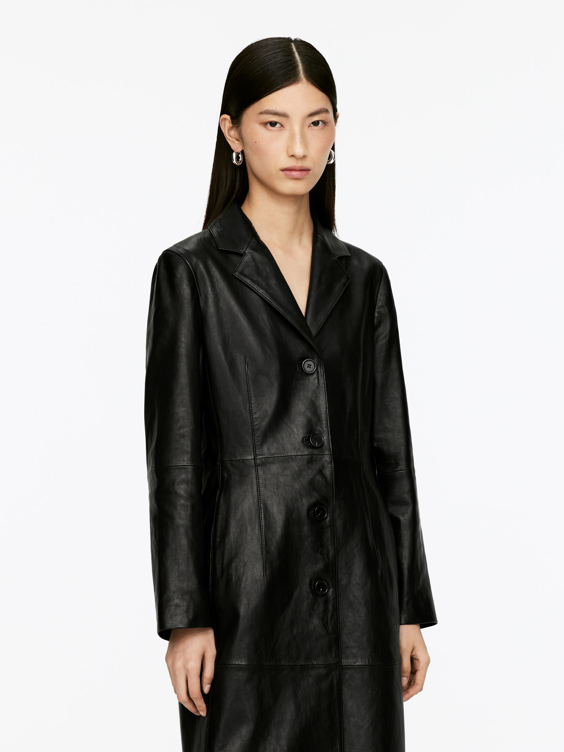 Silver-Plated Hoop Earrings - Silver - Women - StillMedia/Lookbook - 5