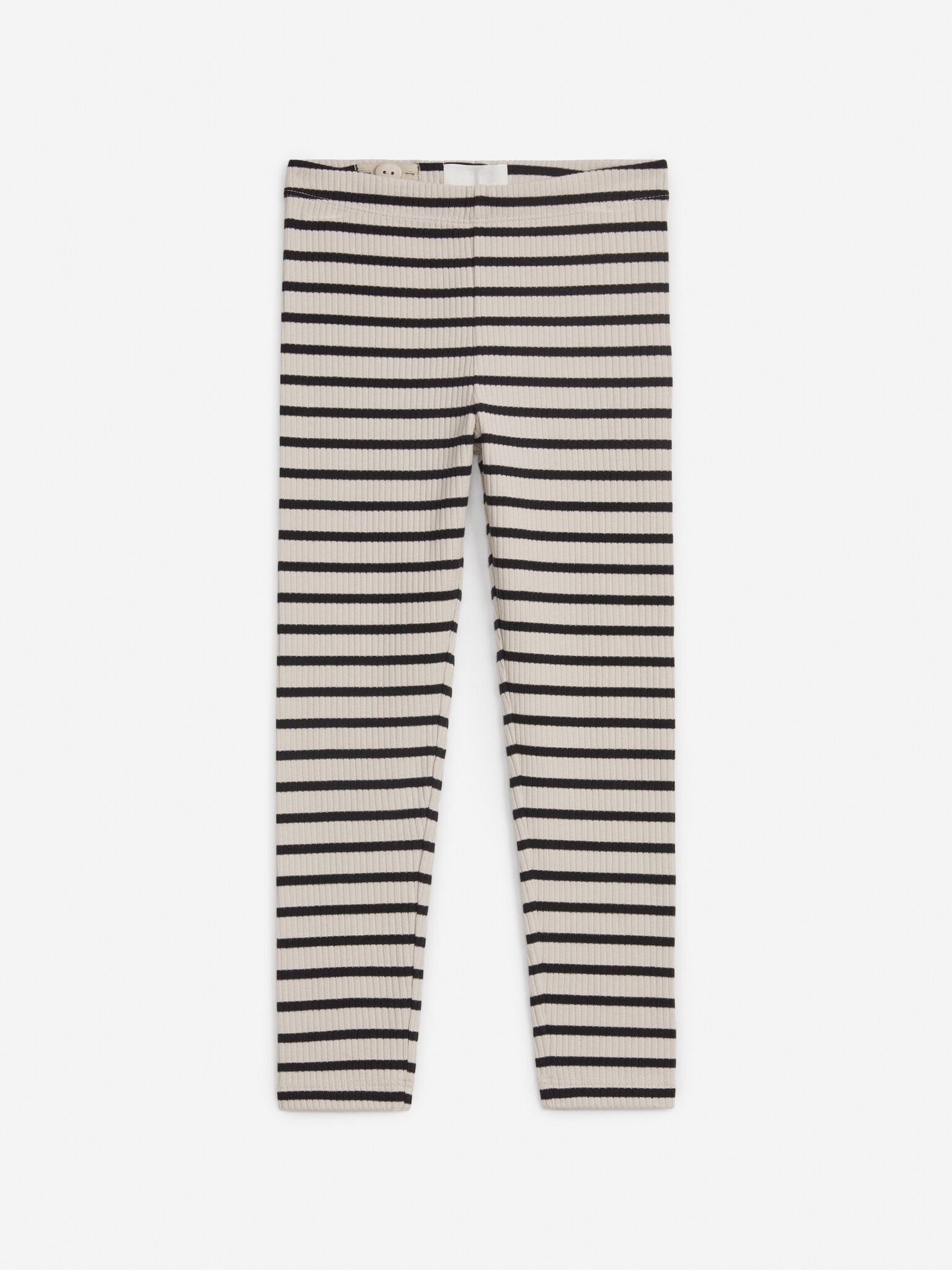 Ribbed Leggings - Off-White/Black/Pink/Red Hearts/Off White/Multicolour
