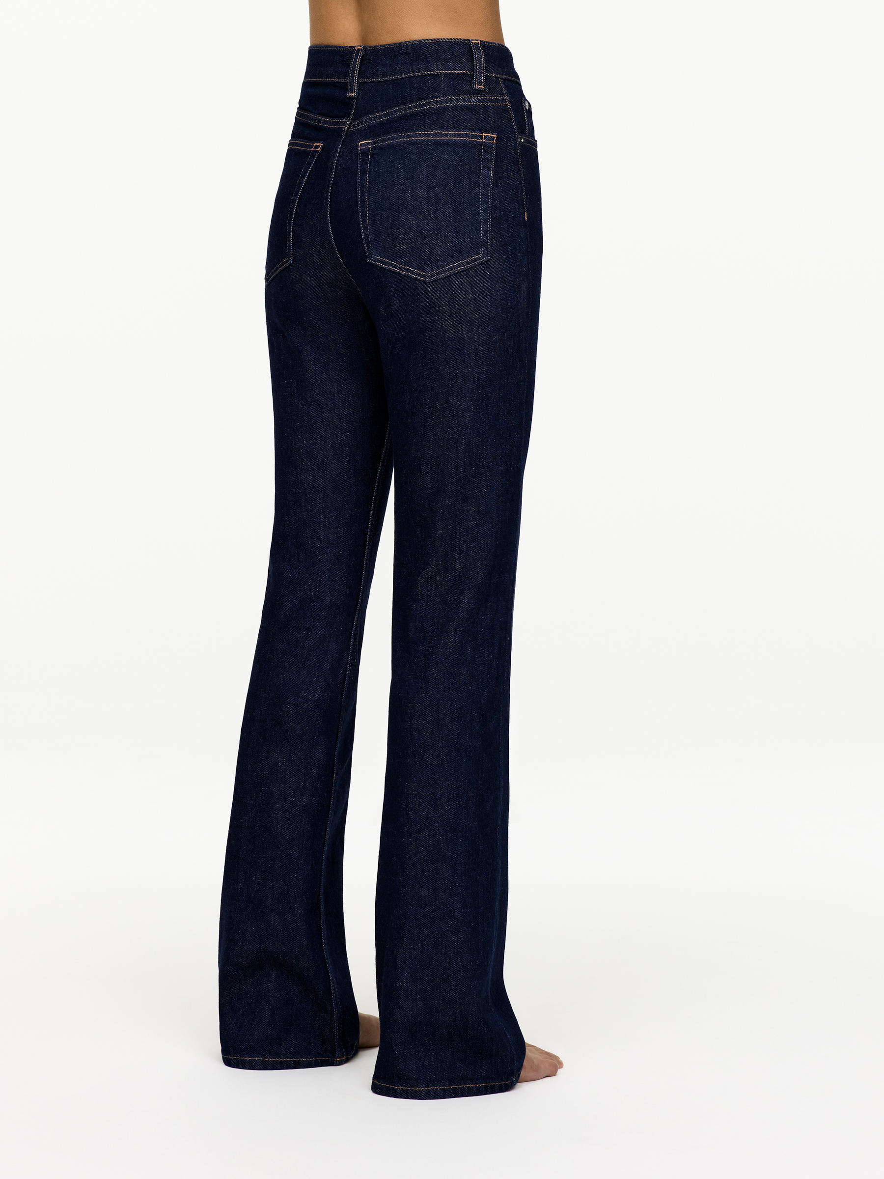 RAIN High Flared Jeans - Dark Blue - Slim fit - Women - StillMedia/Lookbook - 13