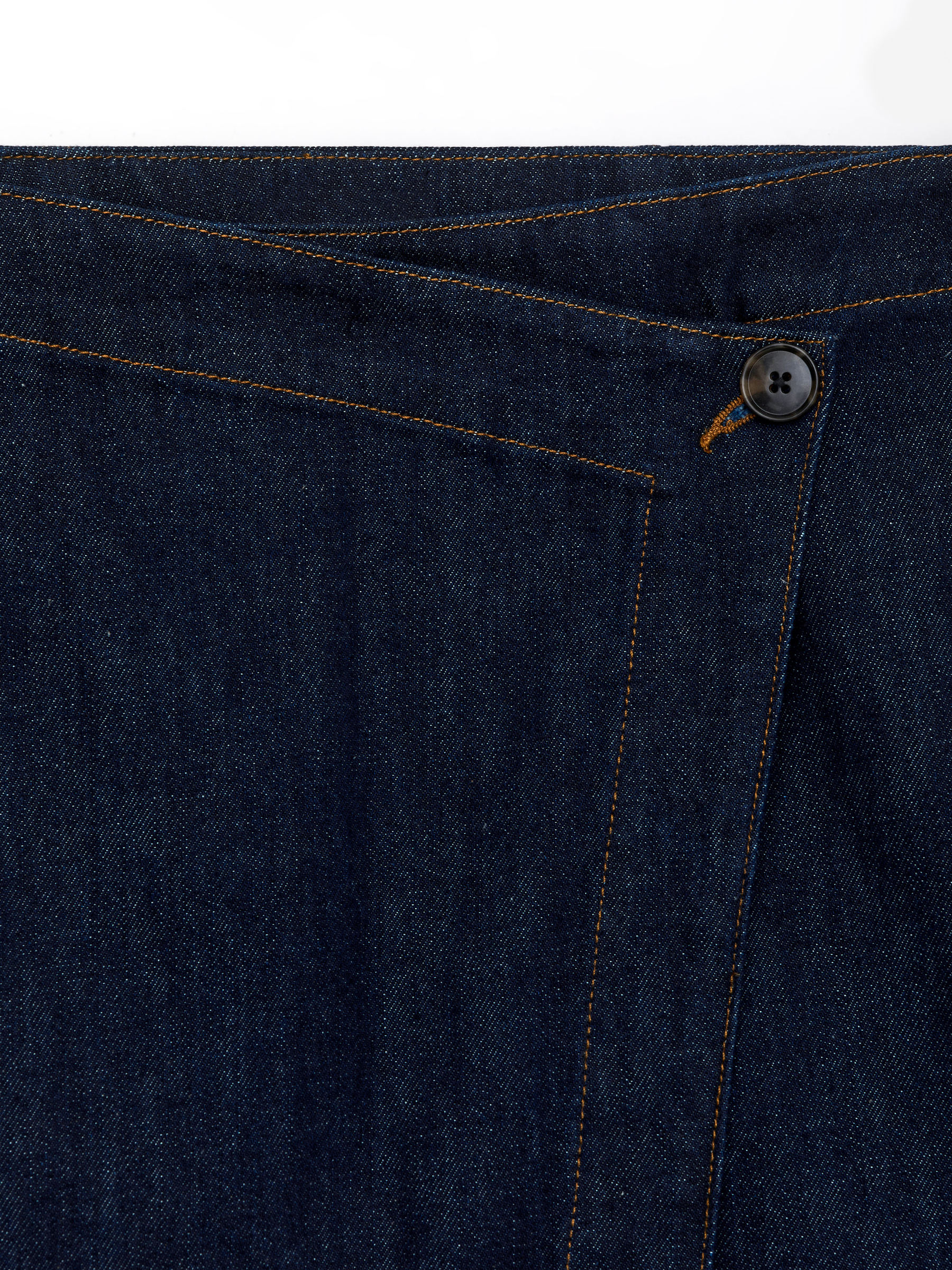 Denim Wrap Skirt - Dark Blue - Regular fit - Women - StillMedia/DescriptiveDetail - 2