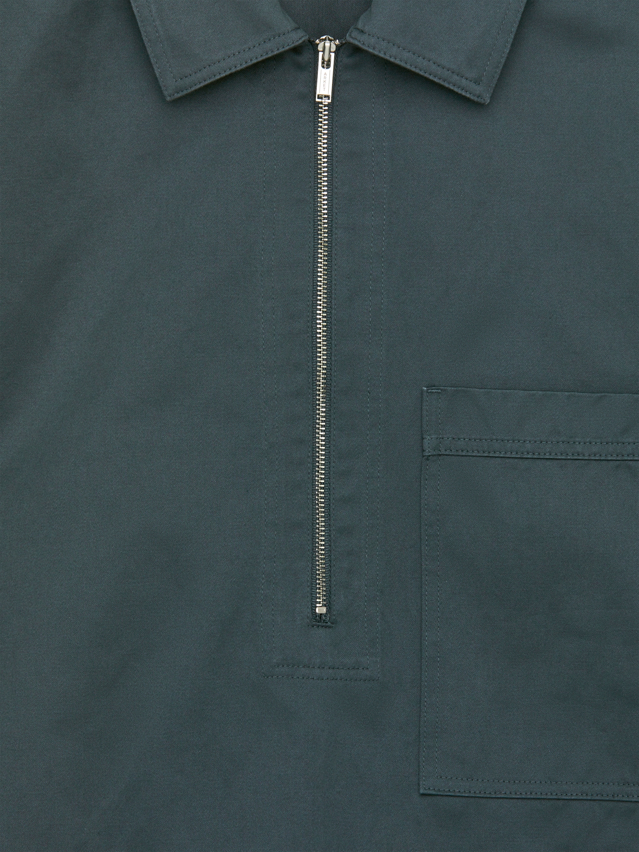 Camicia popover dalla vestibilità rilassata - Verde scuro - Loose fit - Men - StillMedia/DescriptiveDetail - 1