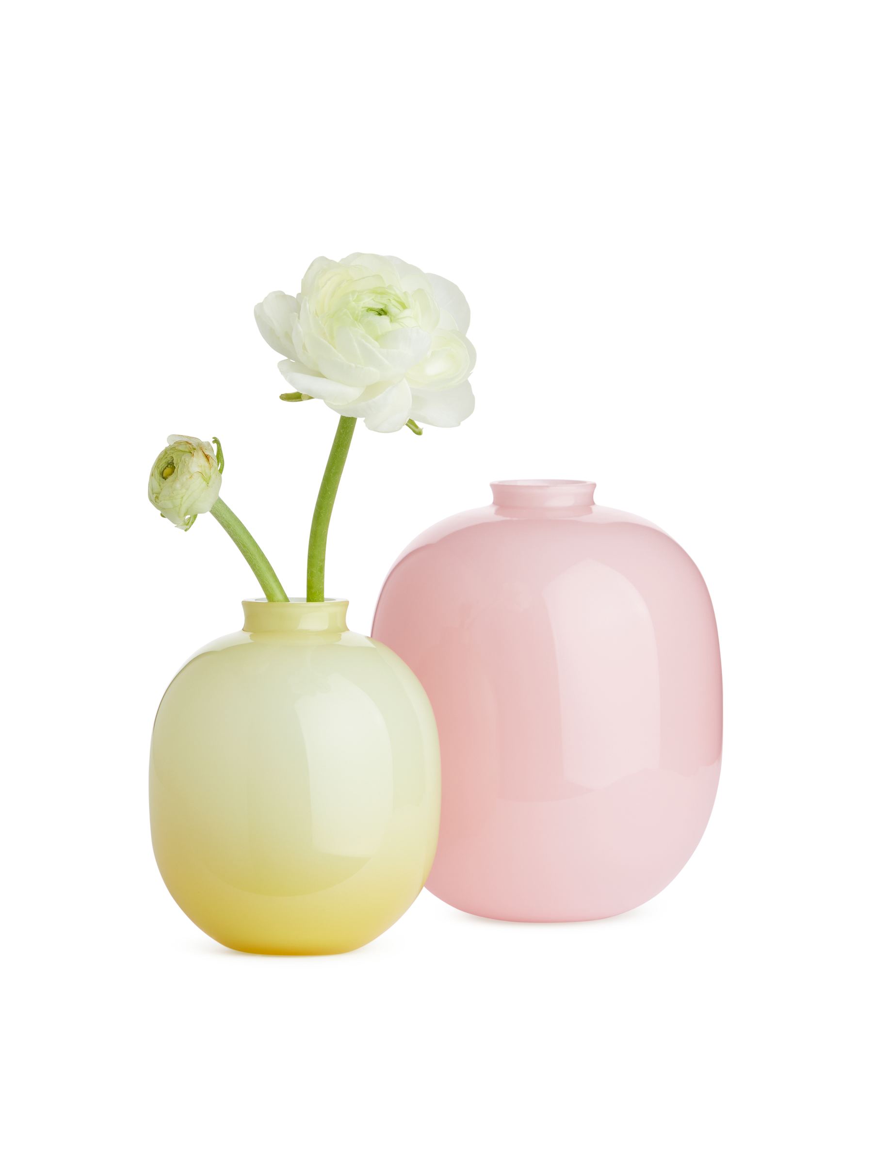 Feine Glasvase, 9  cm - milchig gelb - Haushaltswaren - StillMedia/DescriptiveDetail - 3