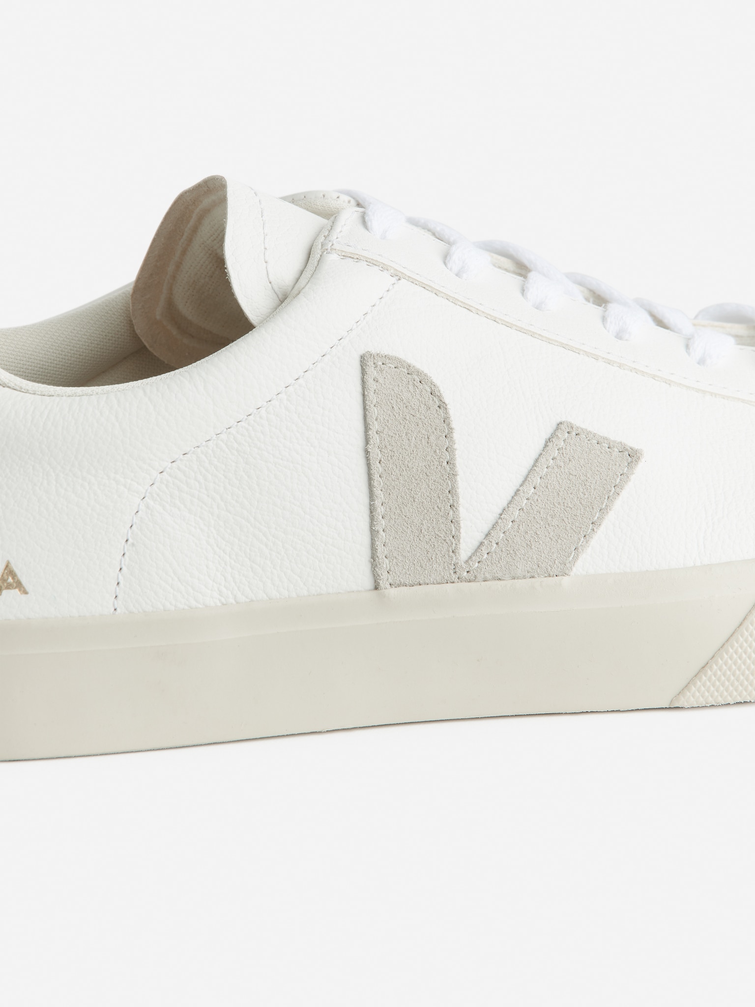 Baskets Veja Campo - Blanc/beige - 2