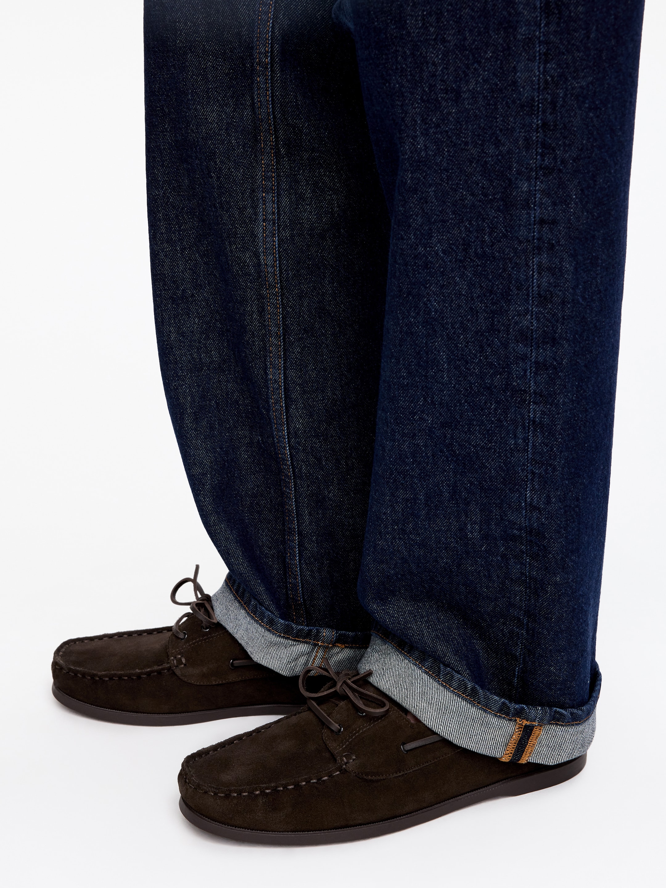 Suede Boat Shoes-Brown-20131