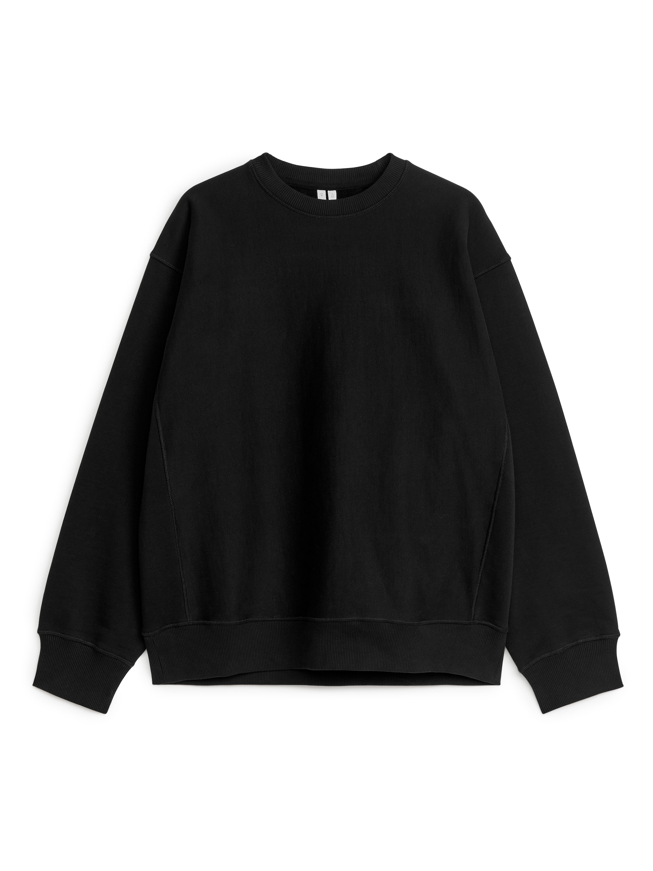 Sweatshirt Loose Fit - Svart - Oversized - Men - StillMedia/DescriptiveStillLife - 1