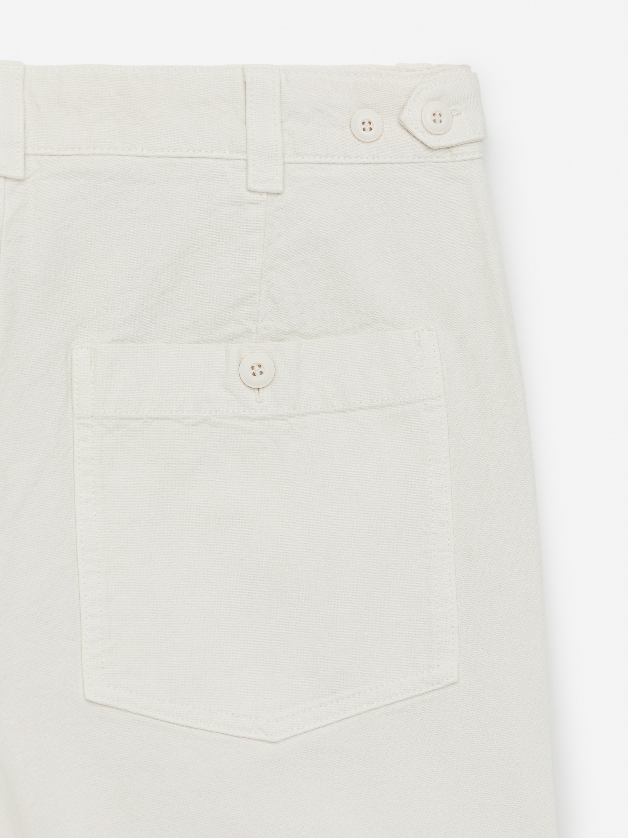 Pantalon décontracté en toile - Blanc cassé - Relaxed fit - Homme - StillMedia/DescriptiveDetail - 3