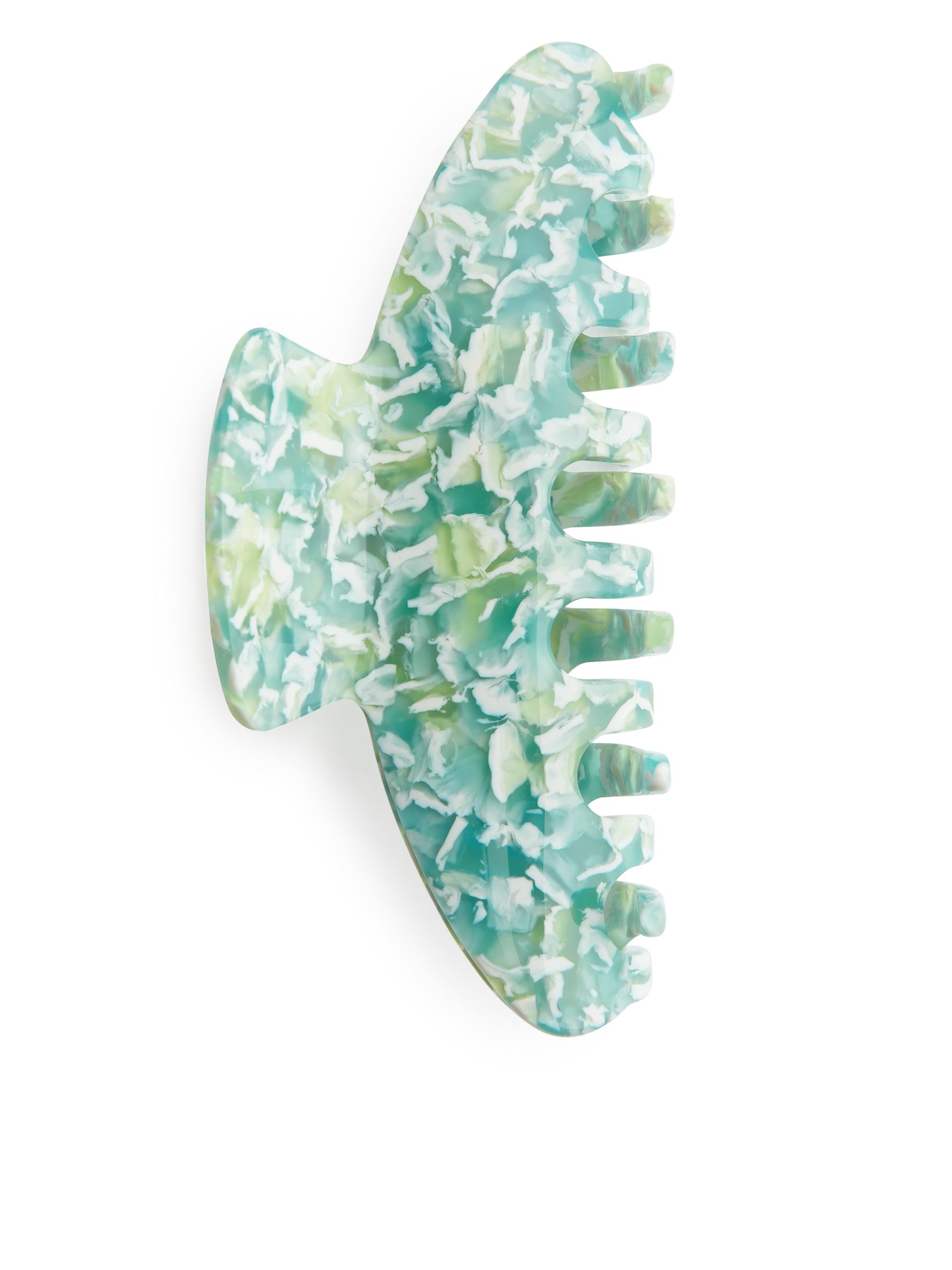 Große Haarspange - Grün marmoriert - Damen - StillMedia/DescriptiveStillLife - 1