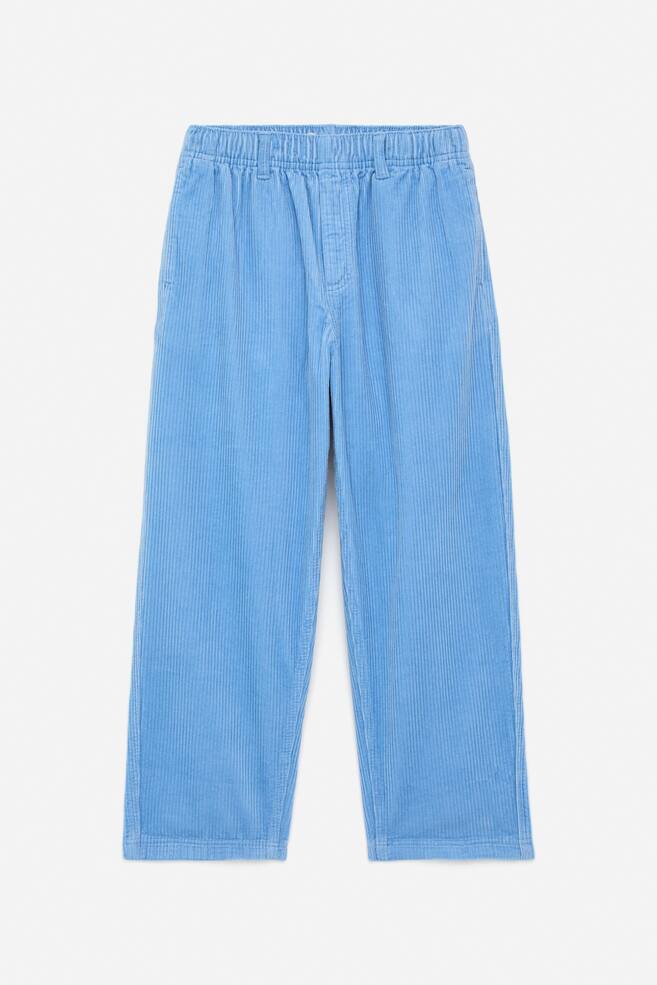 Cordhose - Hellblau/Dunkelblau/Khaki/Braun/Dunkles Graubraun - 1