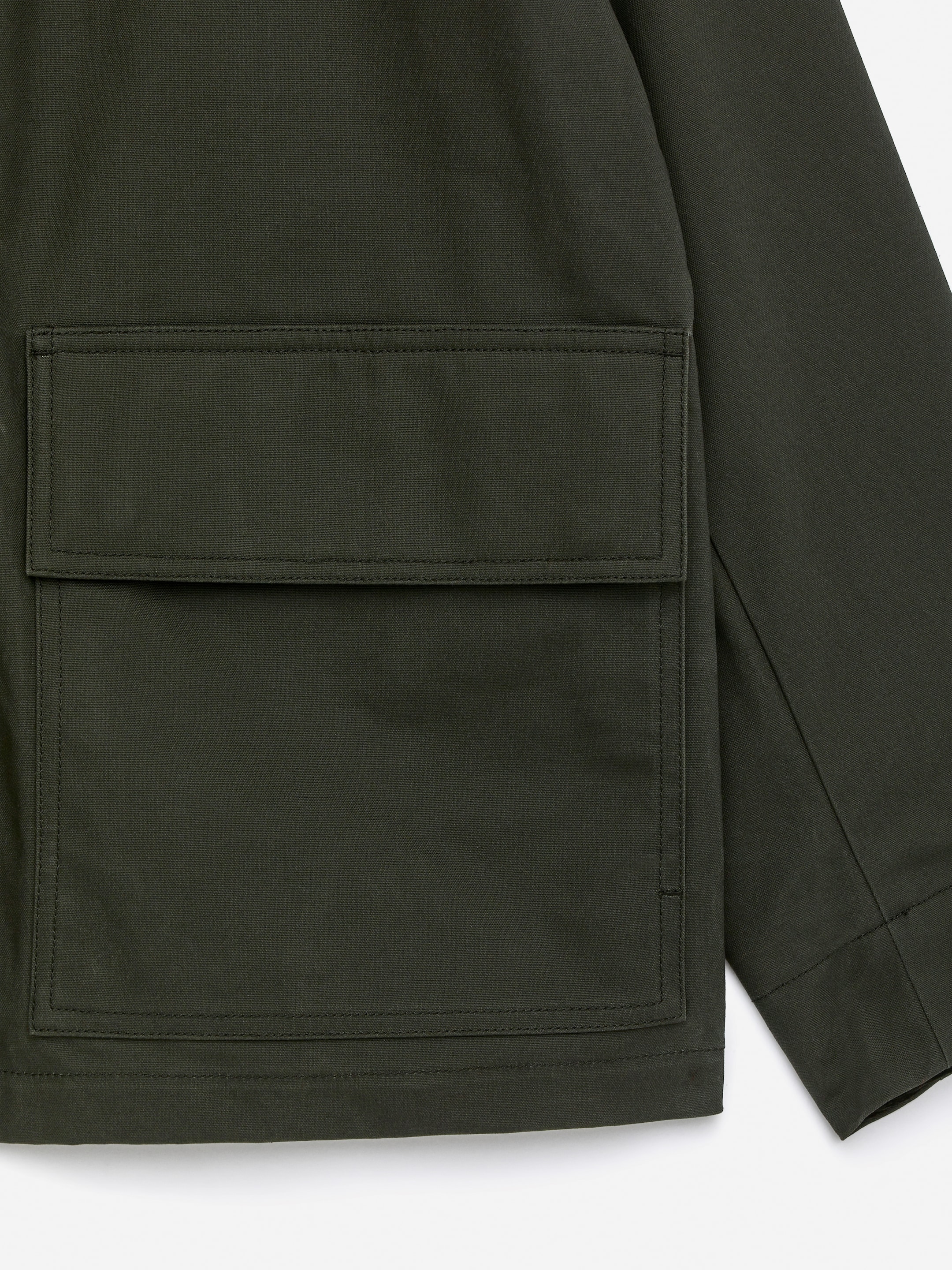 Jacke aus gewachster Baumwolle - Dunkelgrün - Regular Fit - Herren - StillMedia/DescriptiveDetail - 1