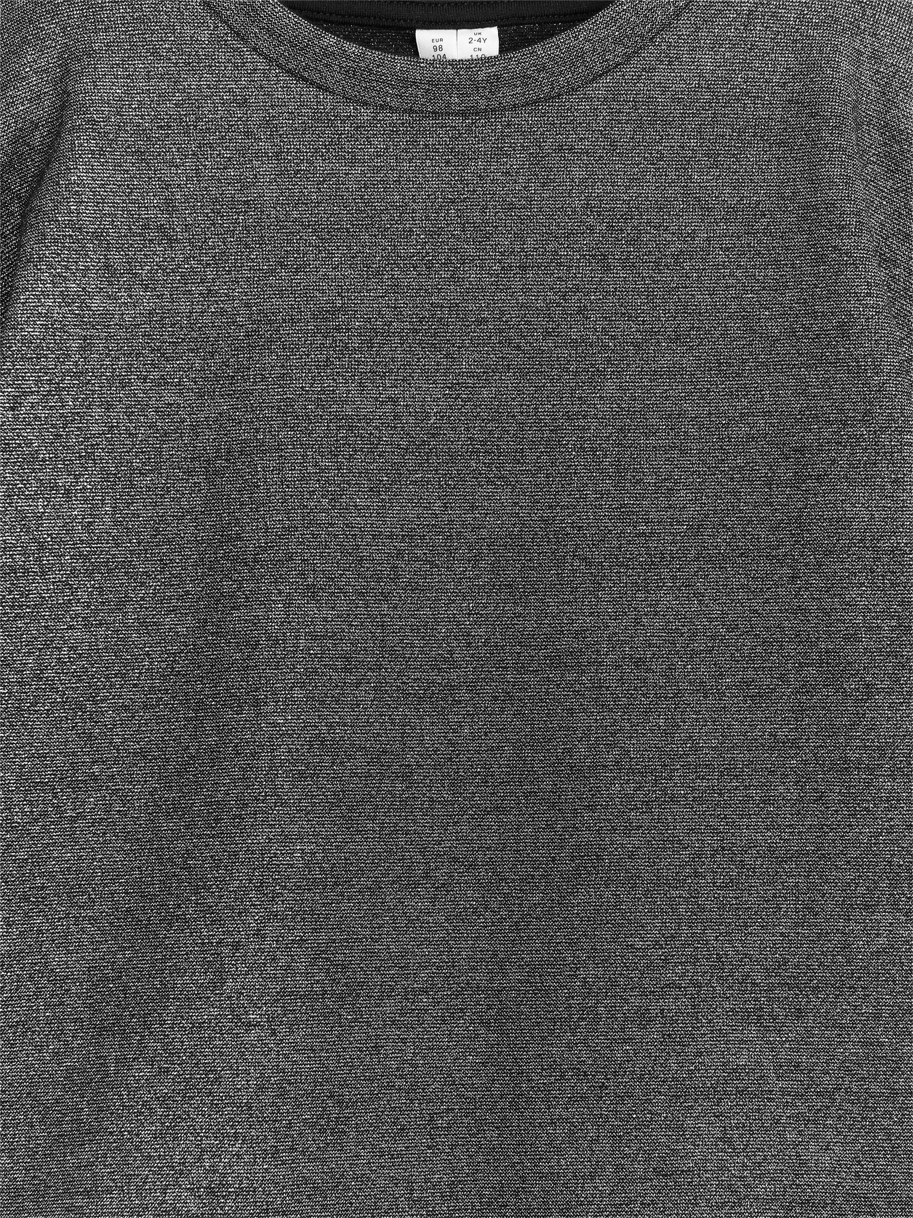 Glitter T-Shirt - Grey/Metallic - Oversized - Children - StillMedia/DescriptiveDetail - 2