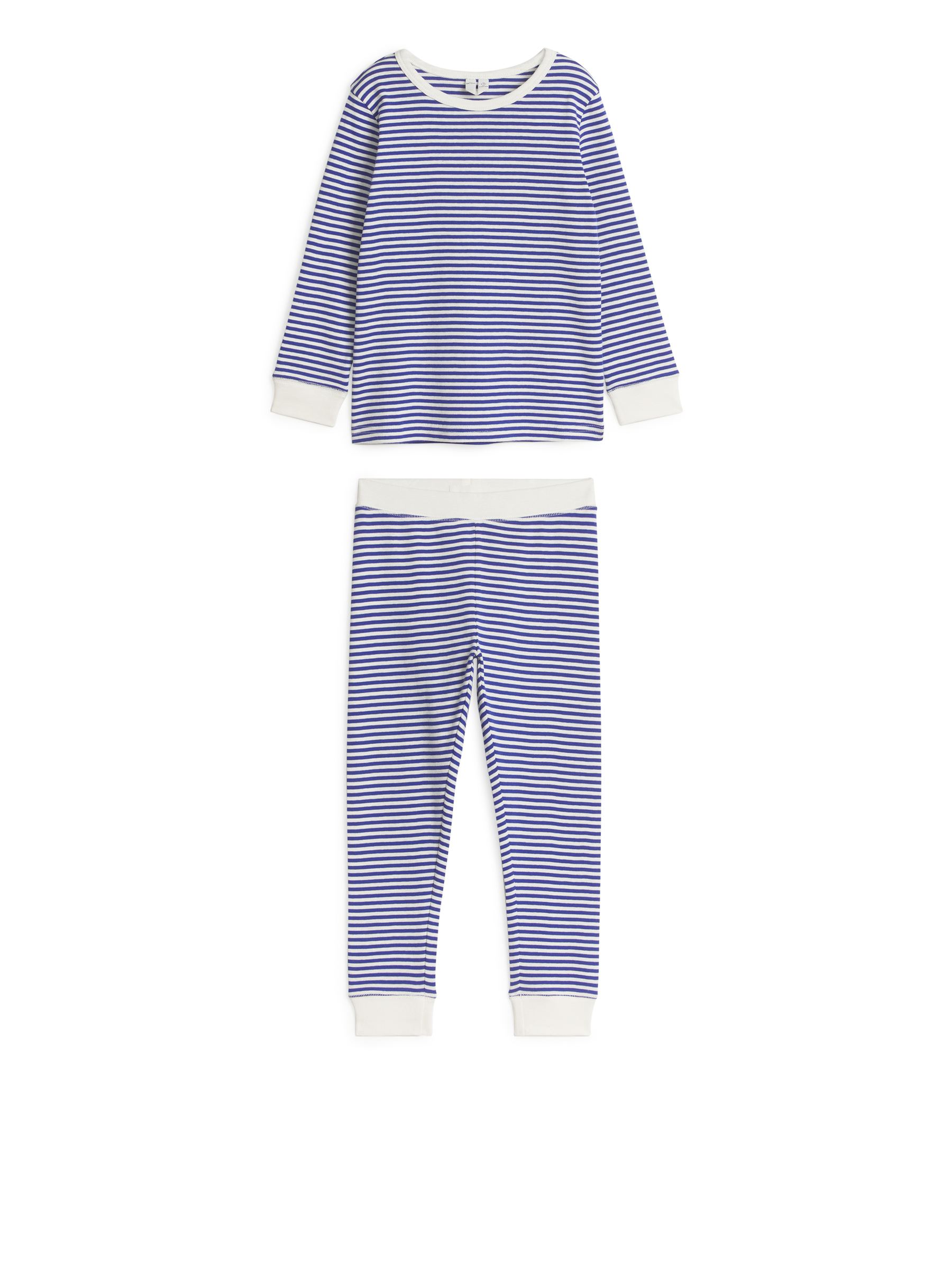 Jersey-Pyjama - Blau/Weiß - Regular Fit - Kinder - StillMedia/DescriptiveStillLife - 3