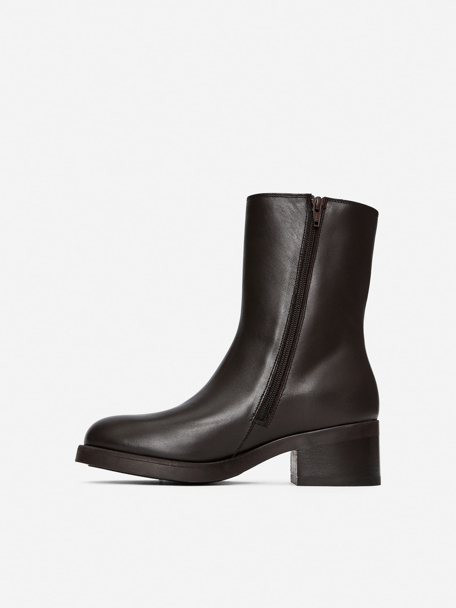 Bottines épaisses - Marron foncé - 8