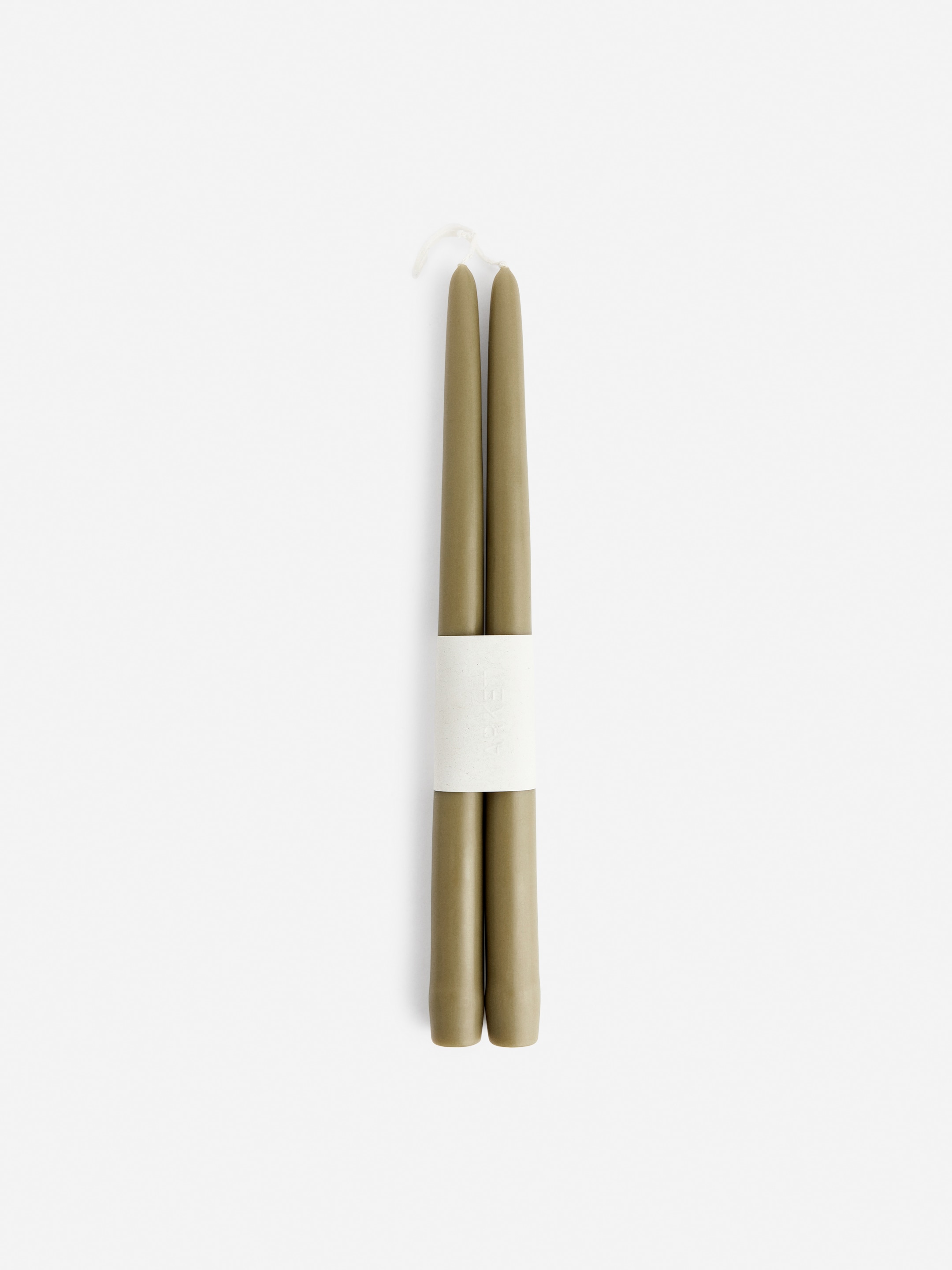 Tapered Candles Set of 2 - Green - Homeware - StillMedia/DescriptiveStillLife - 1