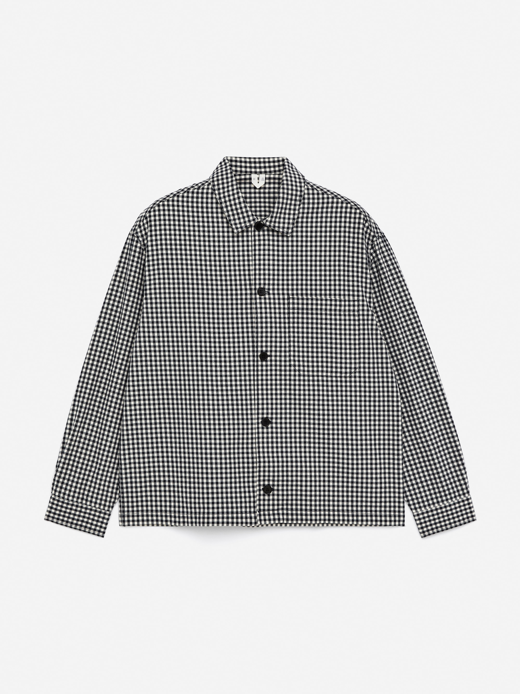 Grösseres Bild ansehen: Overshirt aus Baumwolle - Dunkelblau/Weiß - HERREN | H&M CH 5