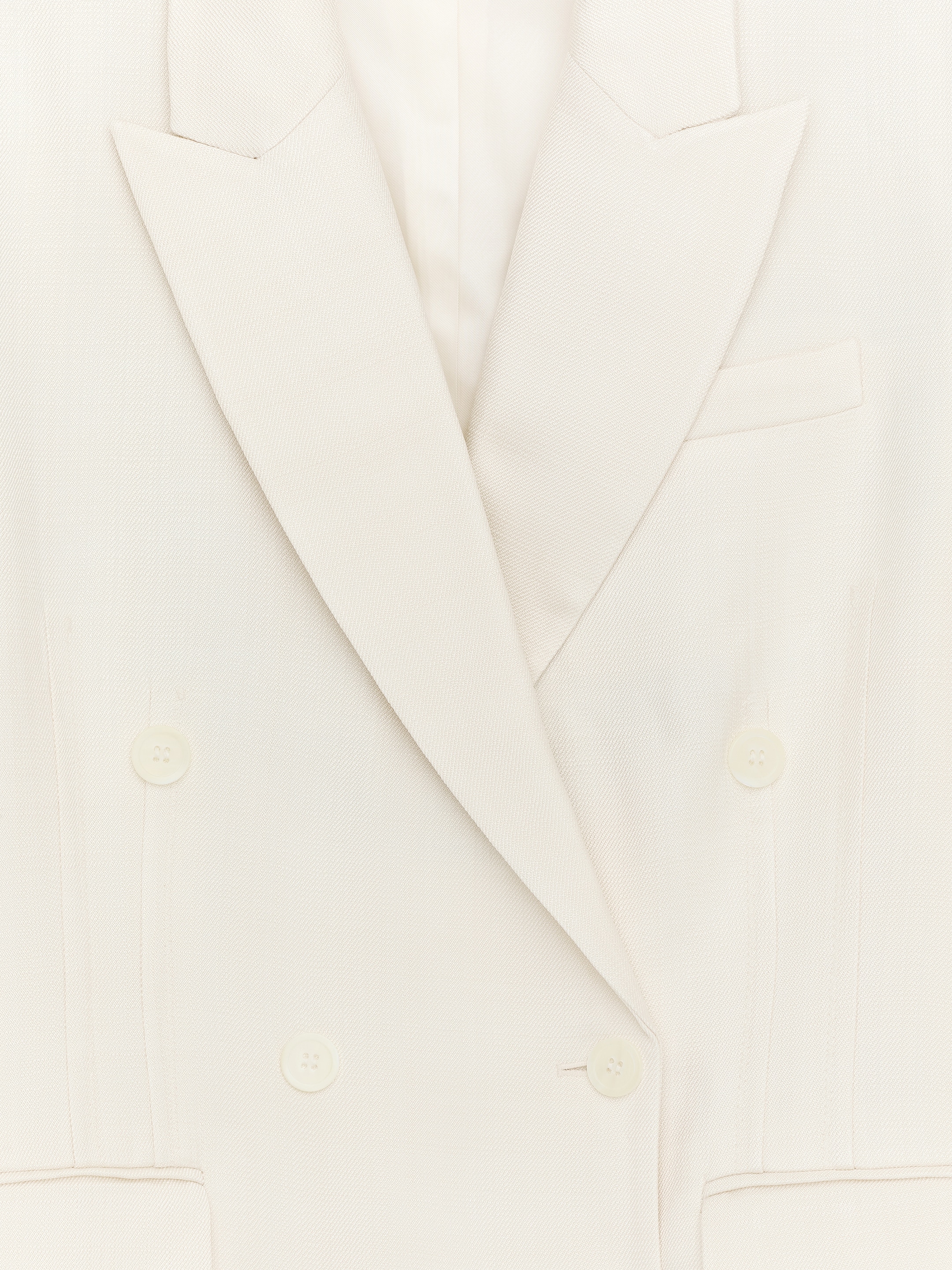 Double-Breasted Blazer - Off White - Regular fit - Women - StillMedia/DescriptiveDetail - 1