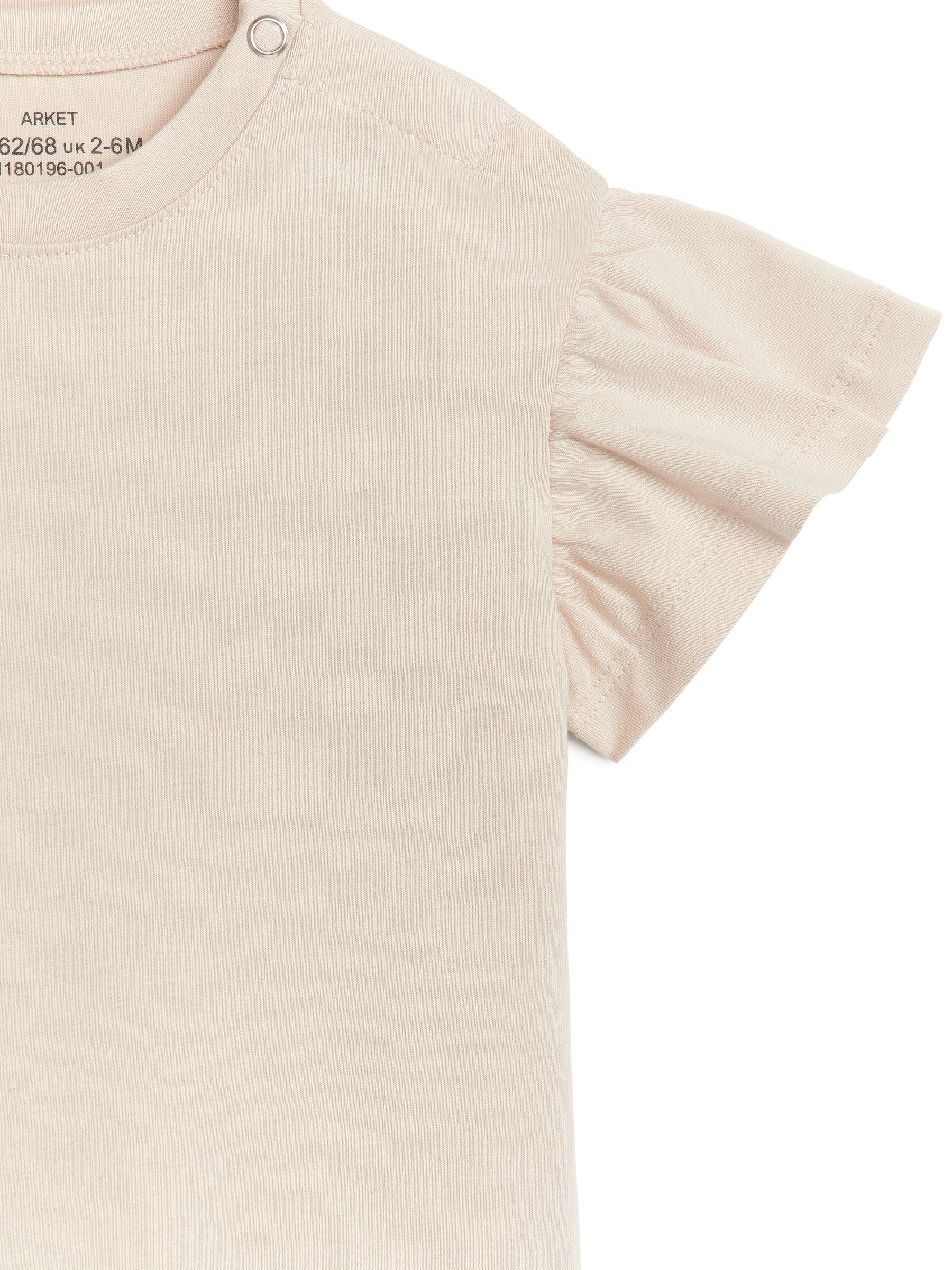 T-Shirt mit Rüschen - Beige - Regular Fit - Kinder - StillMedia/DescriptiveDetail - 3