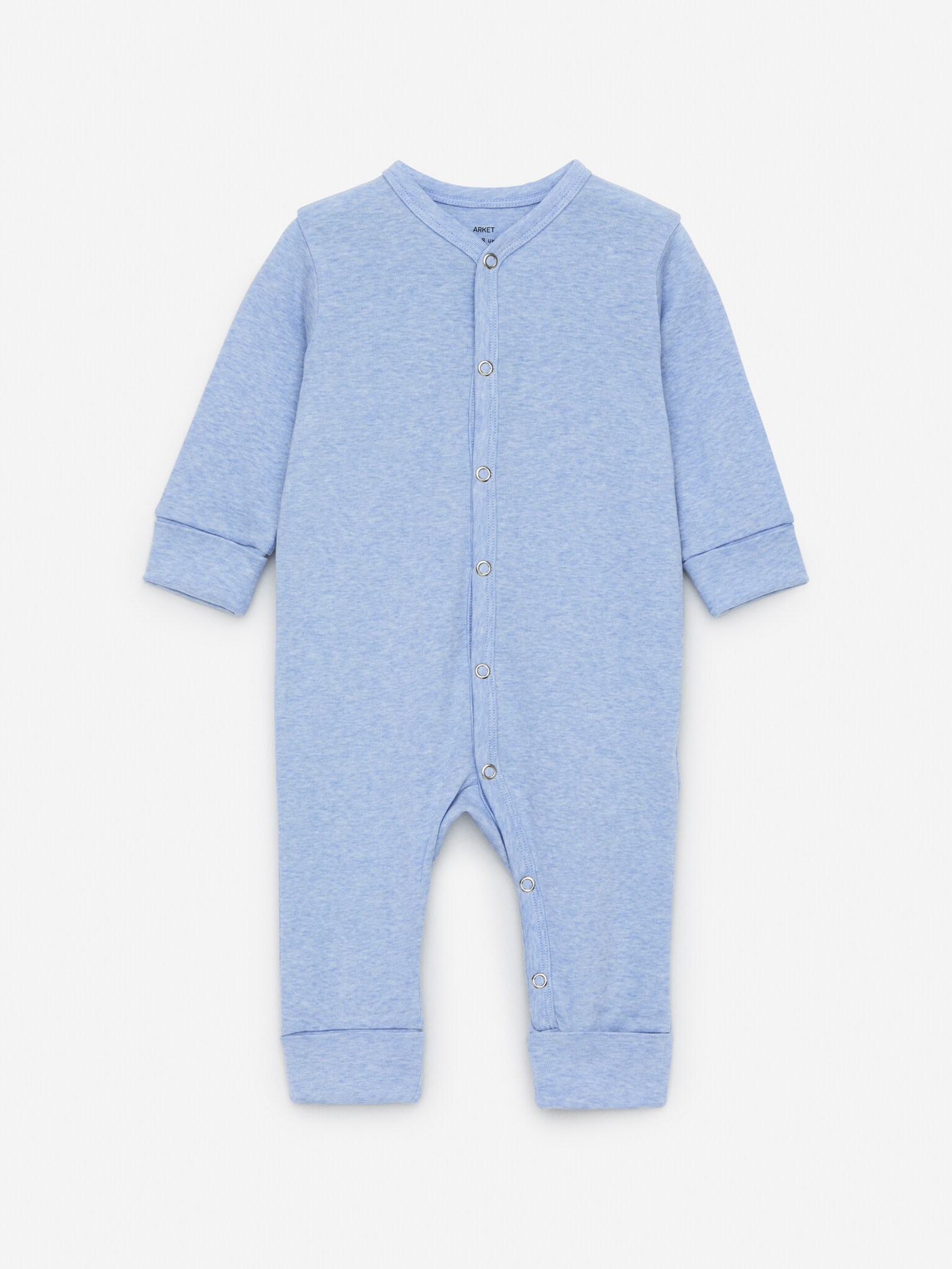 Pyjamas tout-en-un, lot de 2 - Bleu clair/Blanc cassé - 3