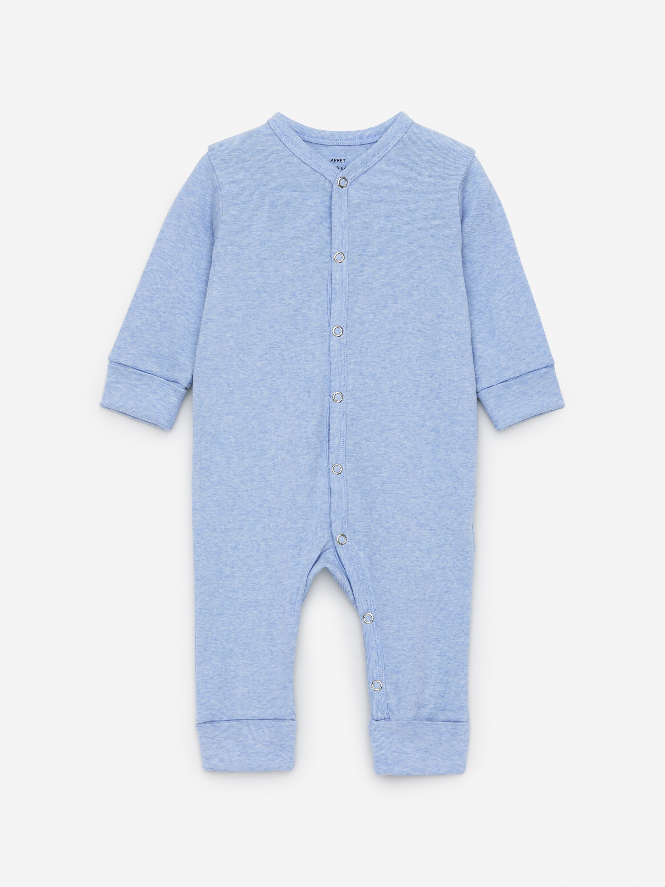 Ingrandisci l'immagine: All-in-One Pyjama Set of 2 - Light Blue/Off White - BAMBINO | H&M CH 2