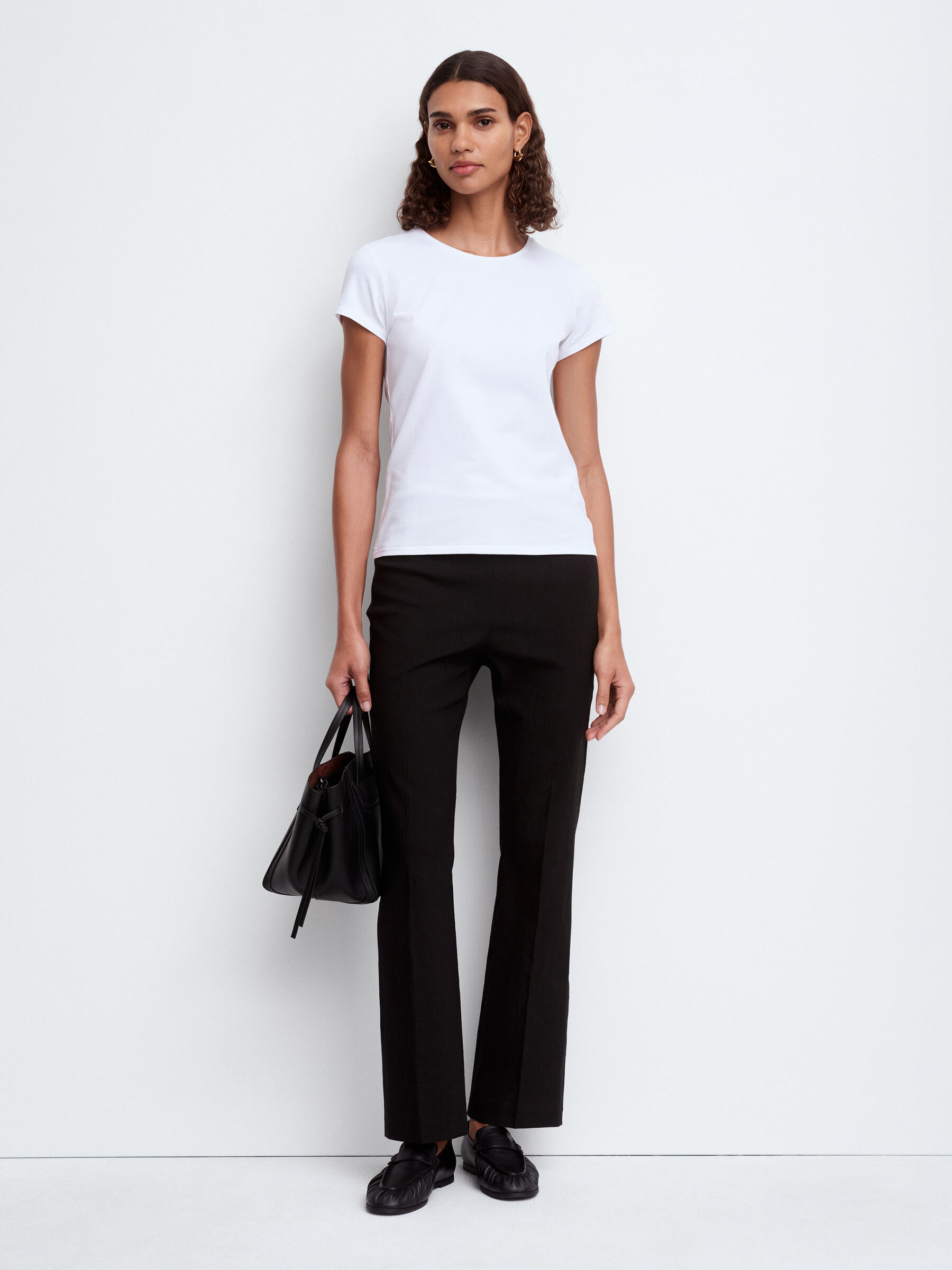 Split Leather Tote Bag - Black - Women - StillMedia/Environmental - 16