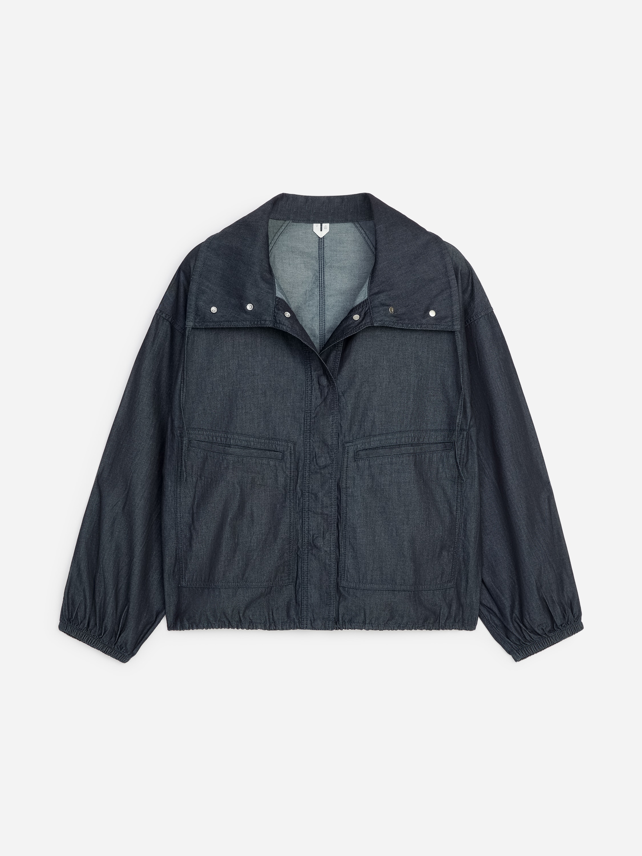 Denim blousonjack - Donkerblauw