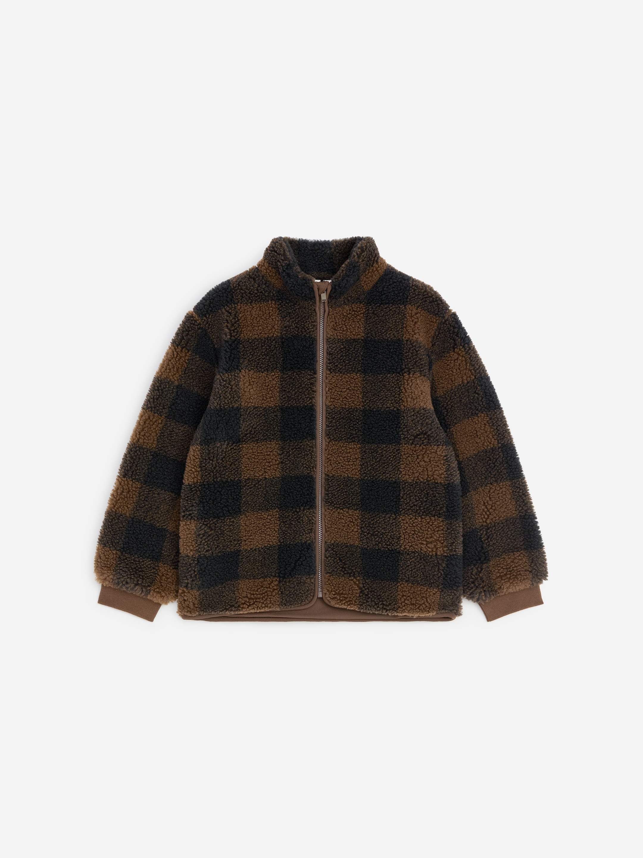 Veste en peluche-Black-20056