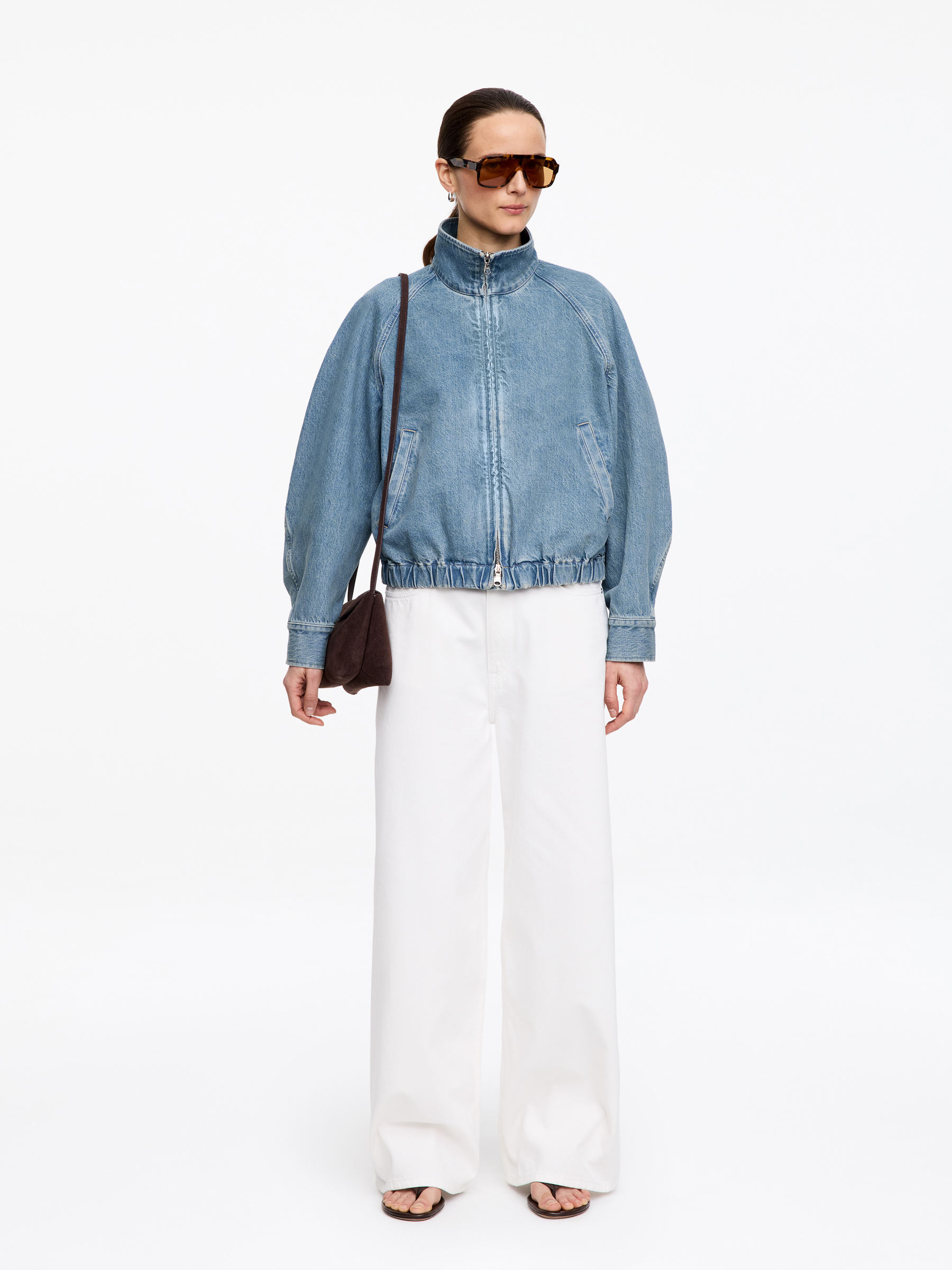 Short Denim Jacket - Blue - Regular fit - Women - StillMedia/Lookbook - 10