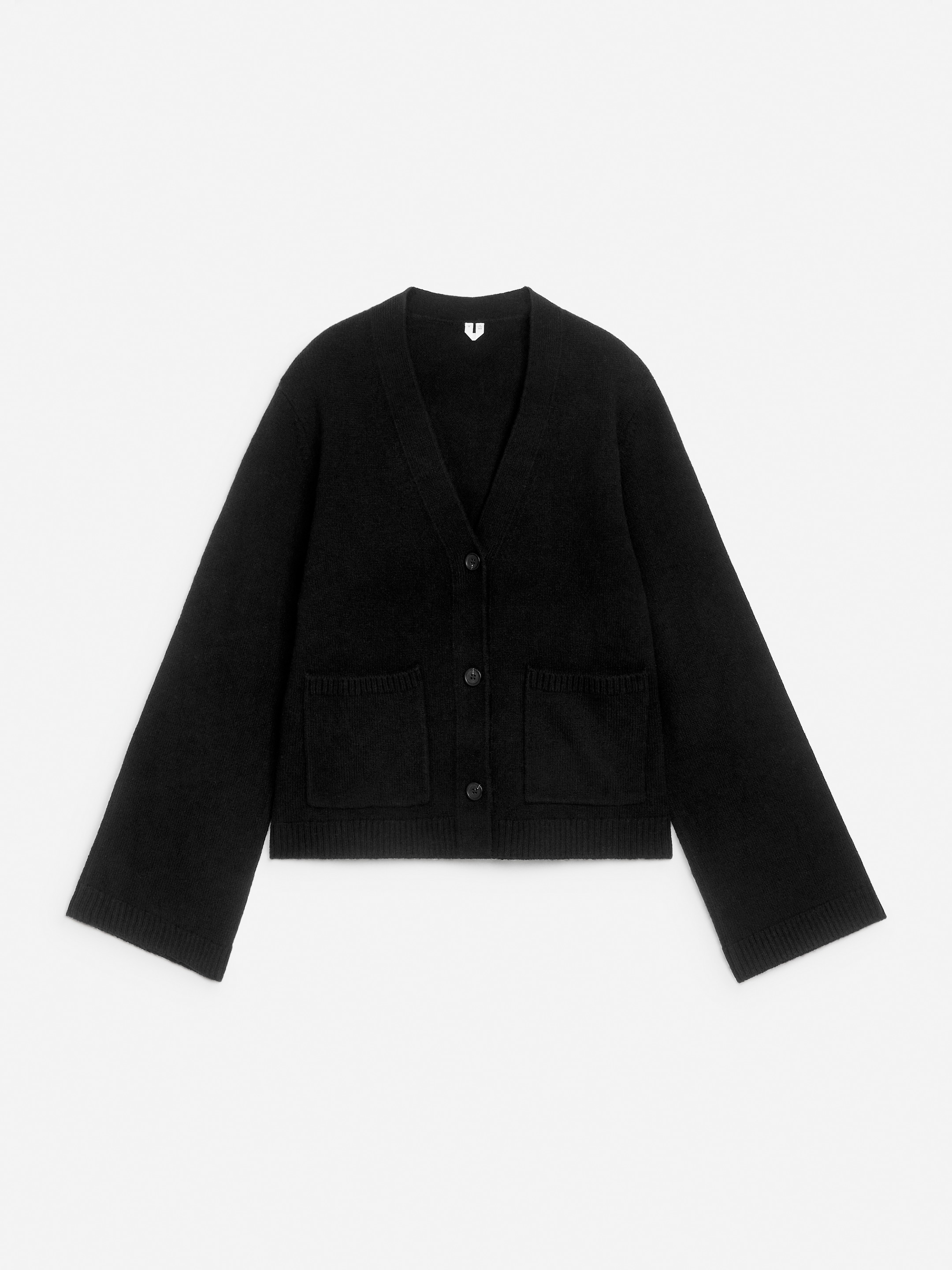 Wool Cardigan - Black - Slim fit - Women - StillMedia/DescriptiveStillLife - 2
