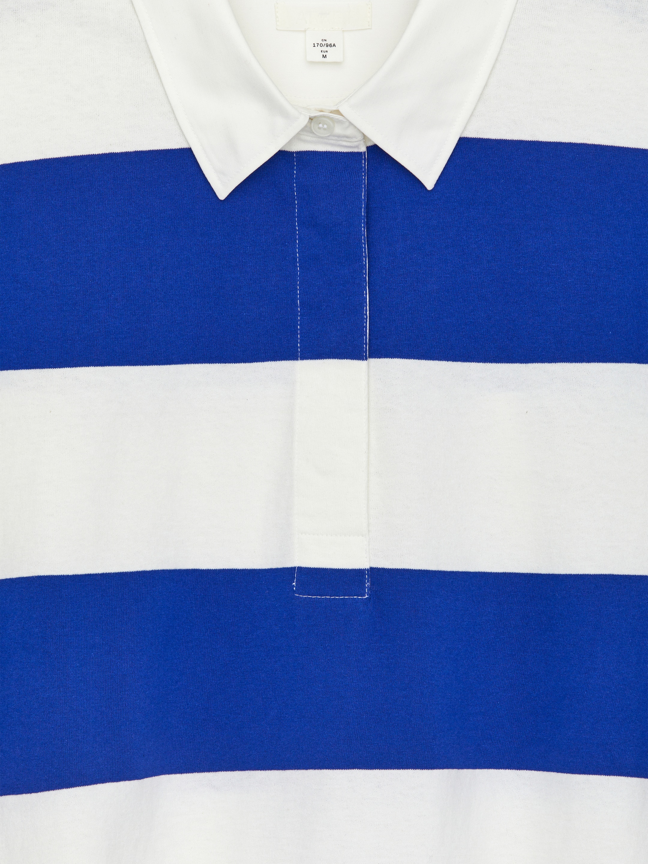 Poloshirt aus Baumwolle - Blue/Off White - Regular Fit - women - StillMedia/DescriptiveDetail - 2